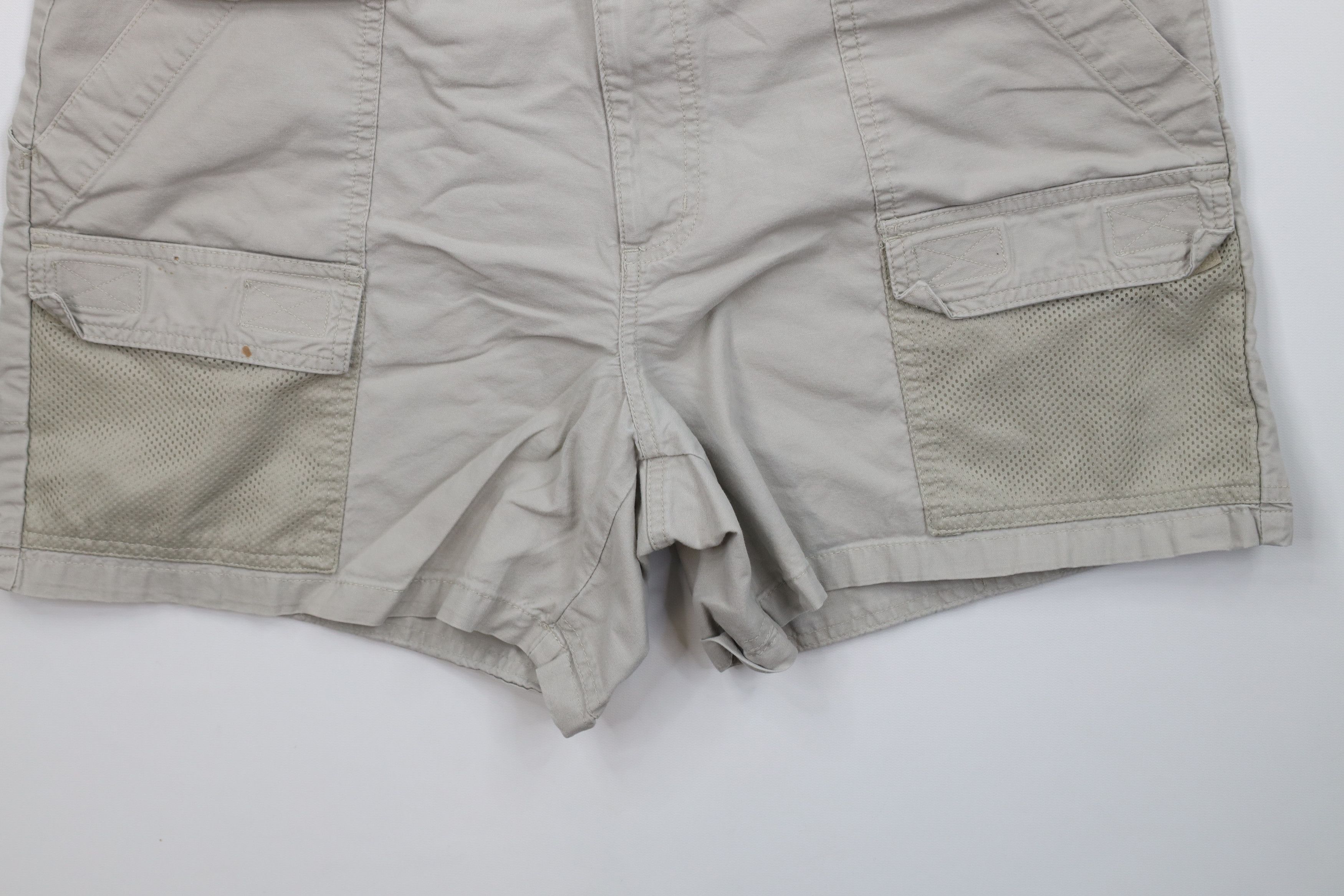 Columbia Vintage Columbia PFG Mesh Canvas Cargo Shorts Beige Cotton Size US 34 / EU 50 - 4 Thumbnail