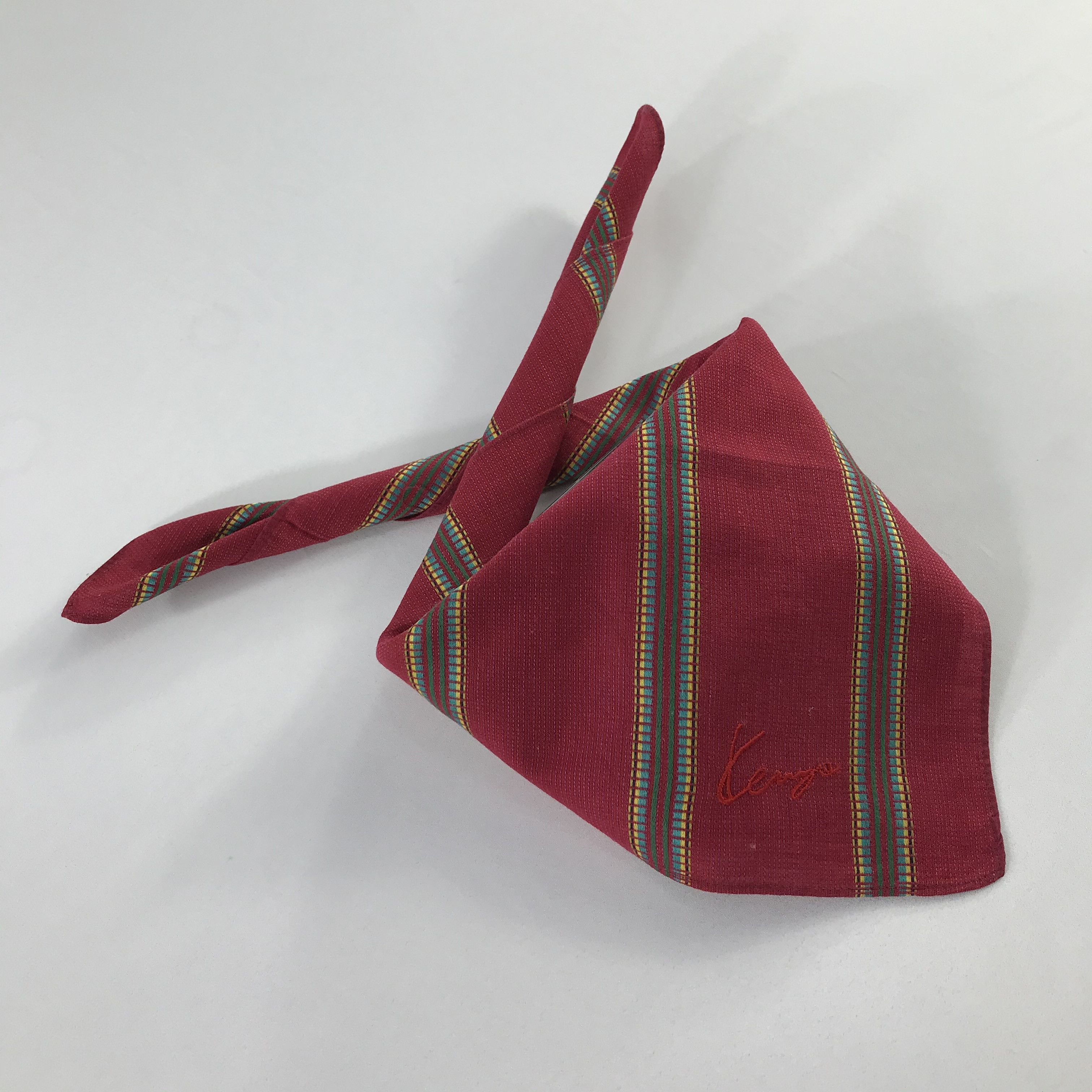 Kenzo × Vintage Kenzo Bandana / Handkerchief / Neckerchief - S994 Size ONE SIZE - 4 Thumbnail
