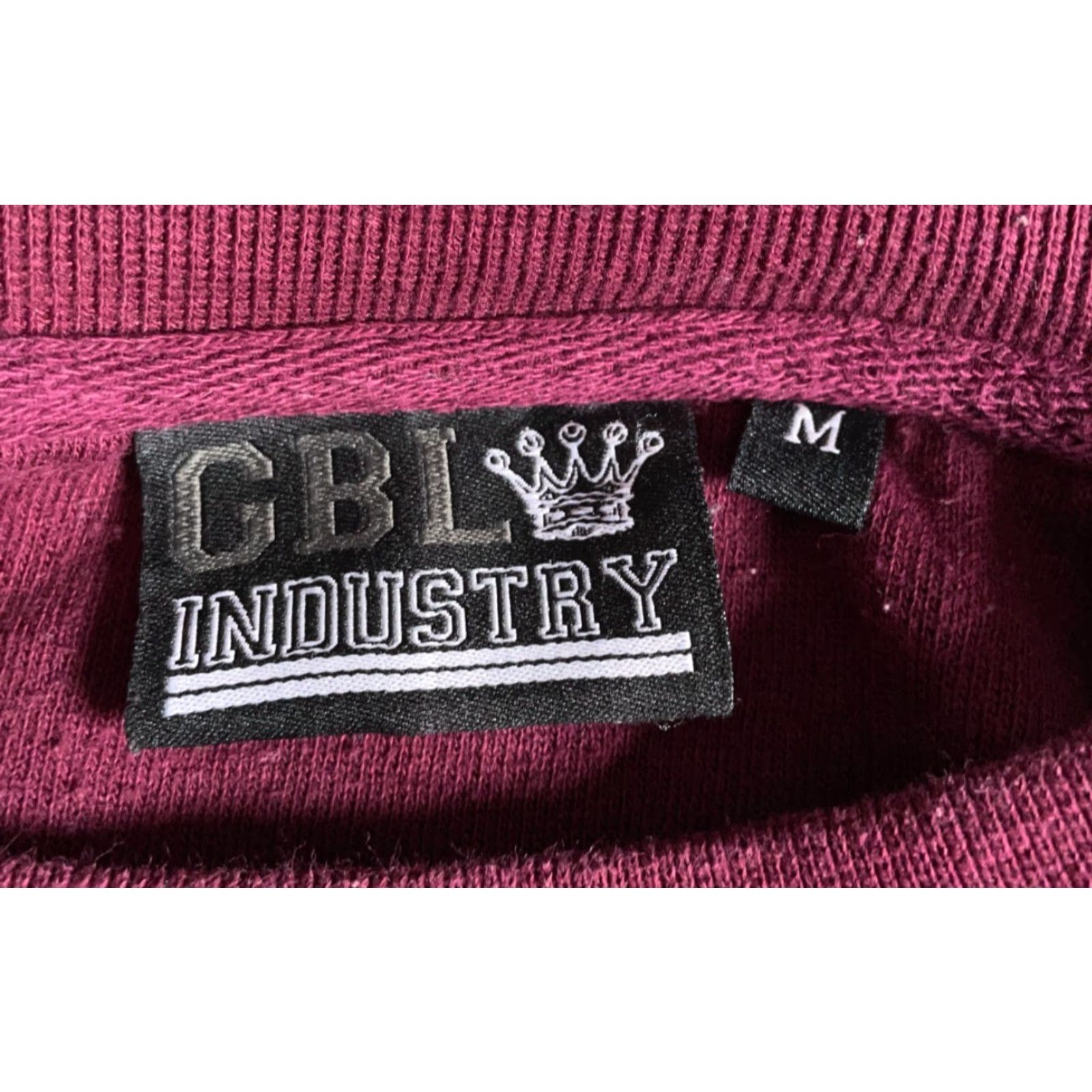 Vintage VINTAGE University Sweatshirt Crewneck Dark Red Graphic Paris 90s Adult Medium Men Size US M / EU 48-50 / 2 - 3 Thumbnail