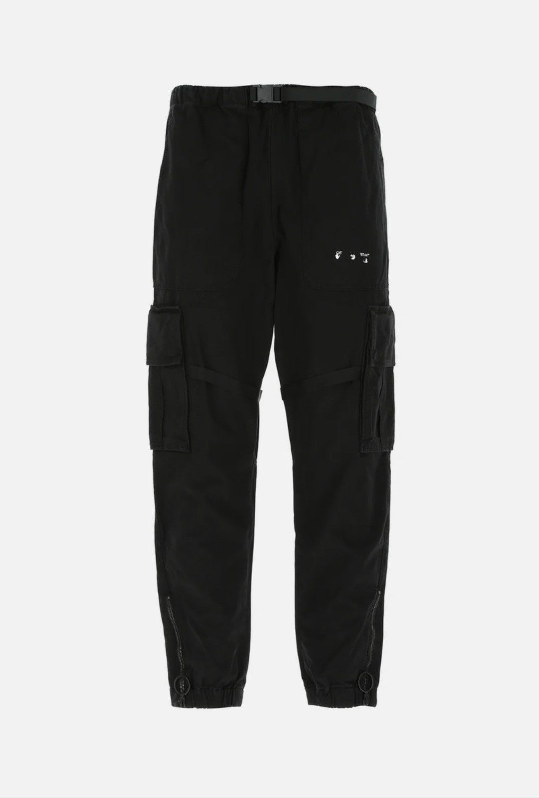 Off-White Off-White Buckled Cargo Pants with Straps – Size 34 Size US 34 / EU 50 - 4 Thumbnail