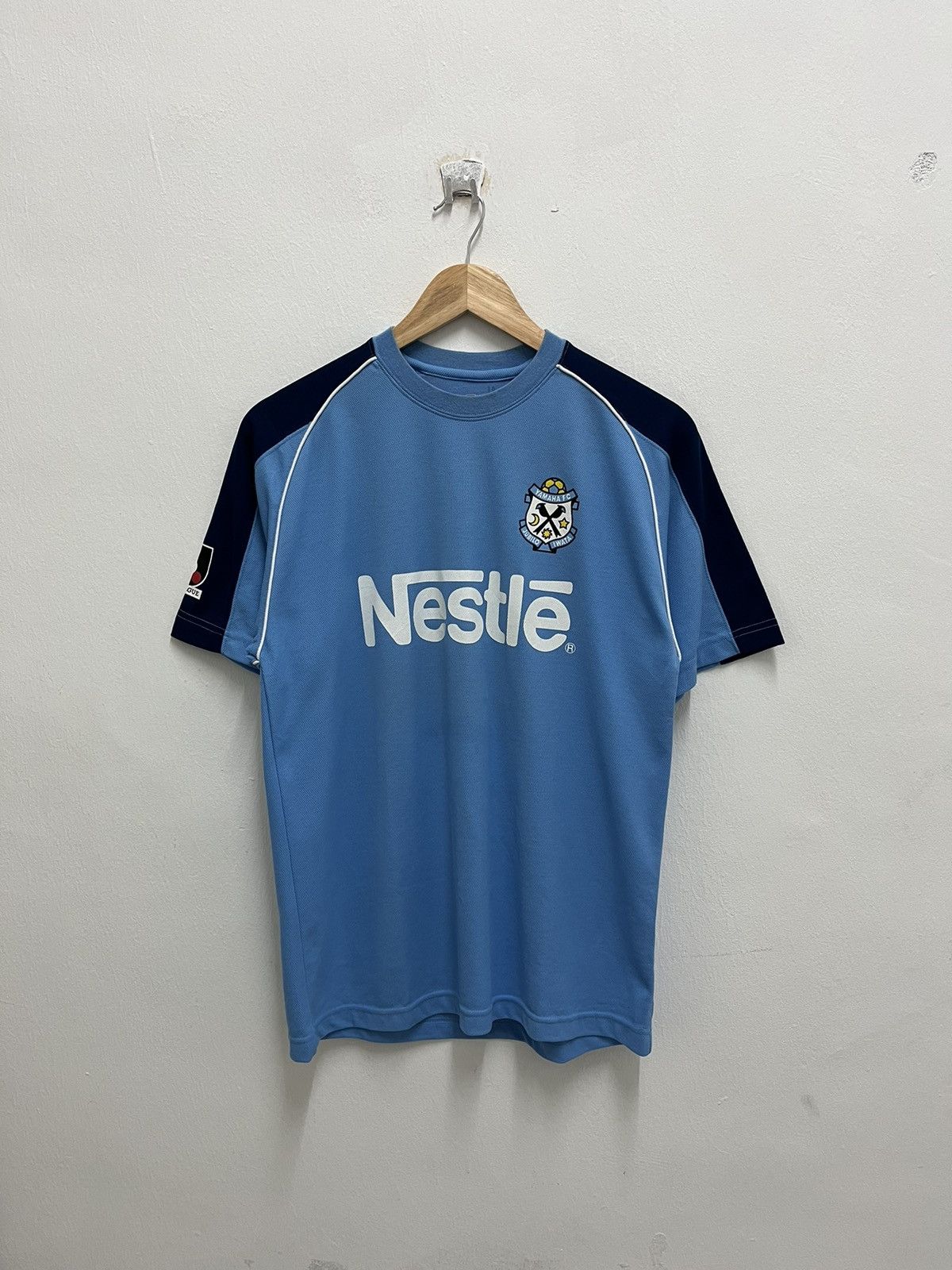 Japanese Brand × Vintage #5 TANAKA Sign Yamaha FC J League Soccer Jersey Vintage Size US S / EU 44-46 / 1 - 1 Thumbnail