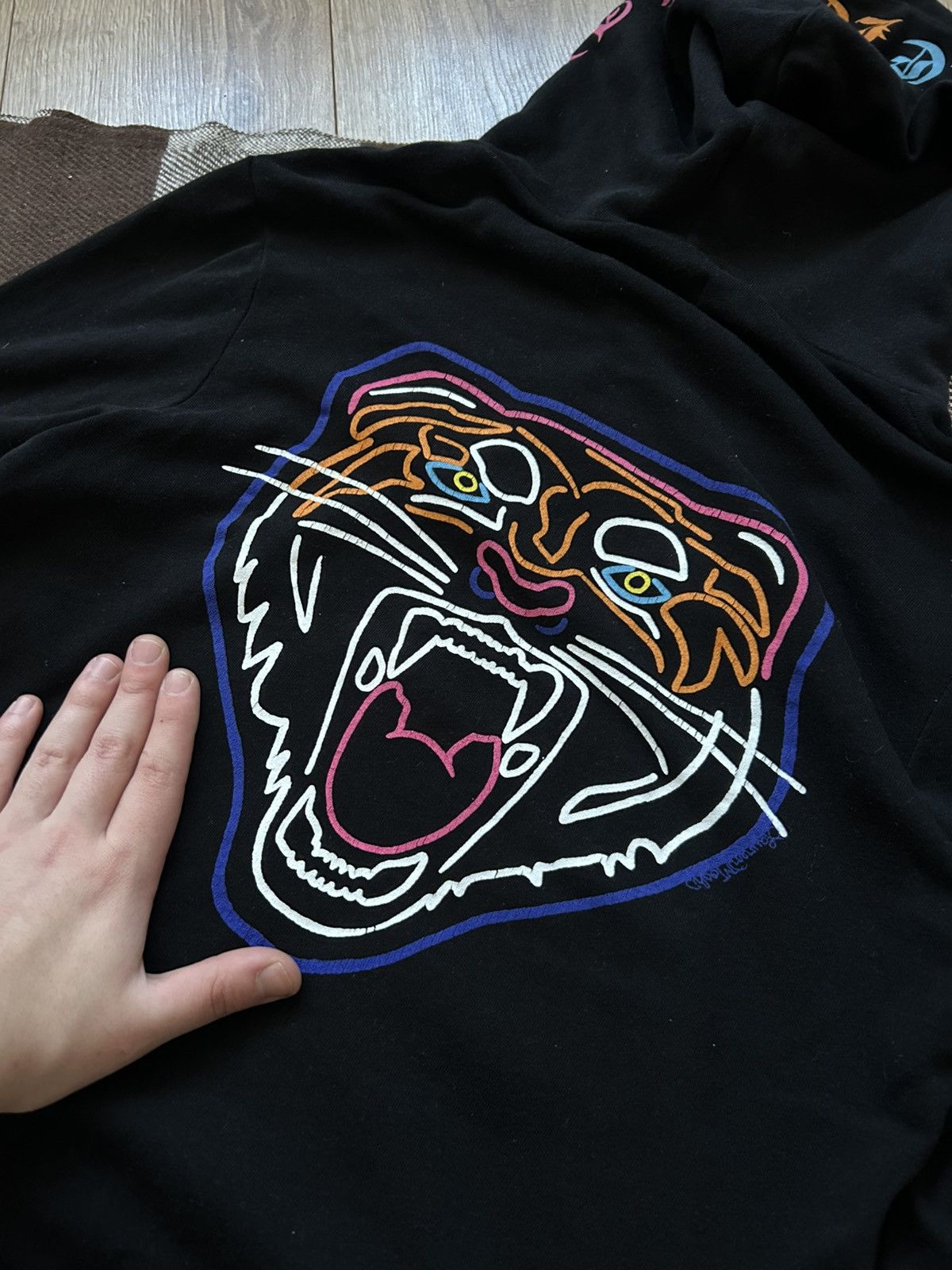 Vintage Ed hardy style big logo light zip-hoodies mens Size US S / EU 44-46 / 1 - 4 Thumbnail