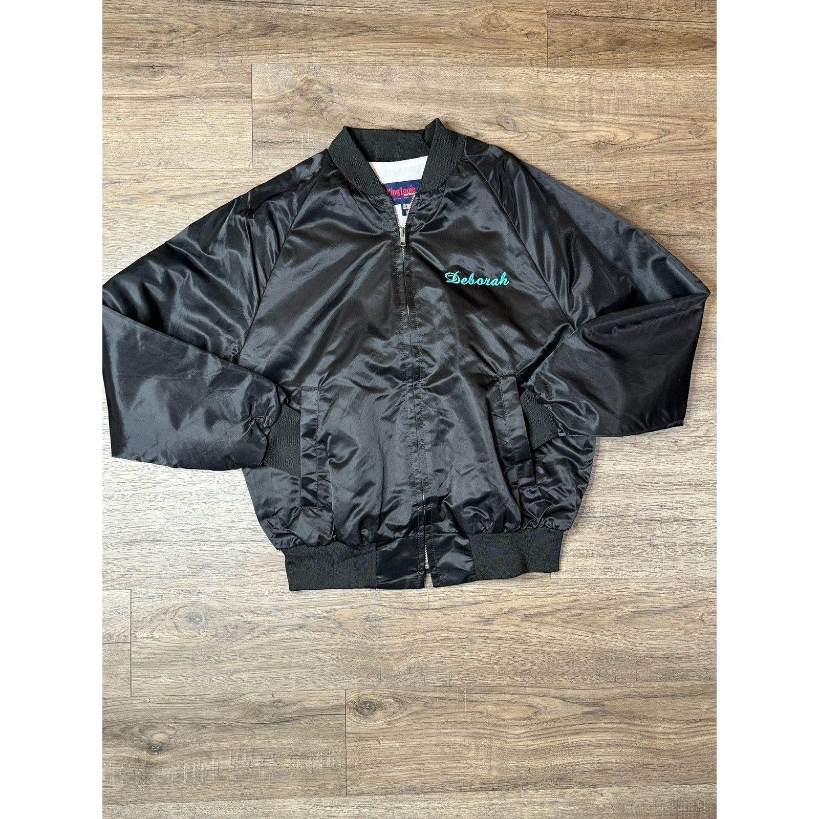 Vintage Vintage Embroidered Satin Jacket King Louie Deborah Dance Size US M / EU 48-50 / 2 - 2 Thumbnail
