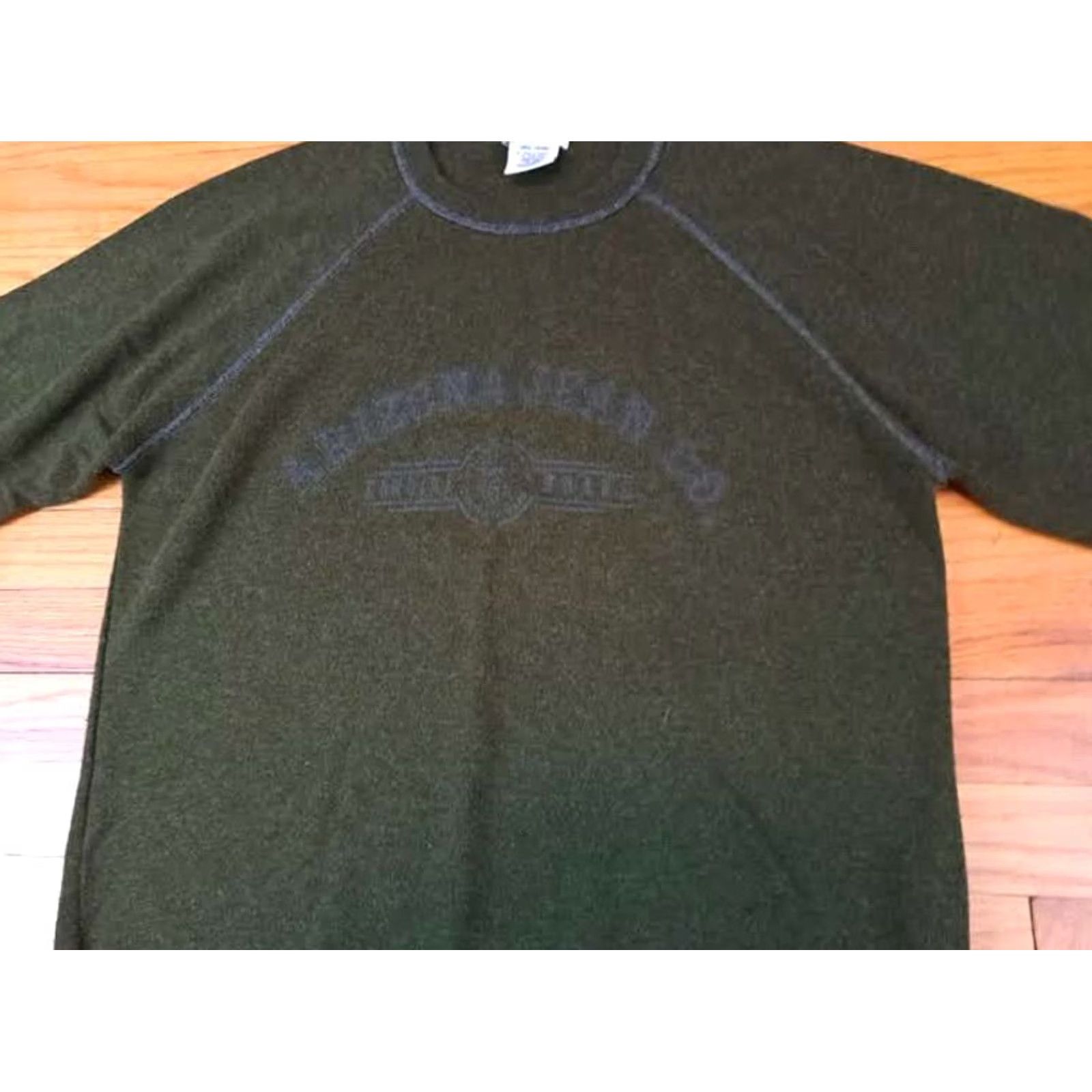 Vintage VINTAGE Arizona Jeans Sweater L USA Dark green Wool Mens Size US L / EU 52-54 / 3 - 2 Thumbnail