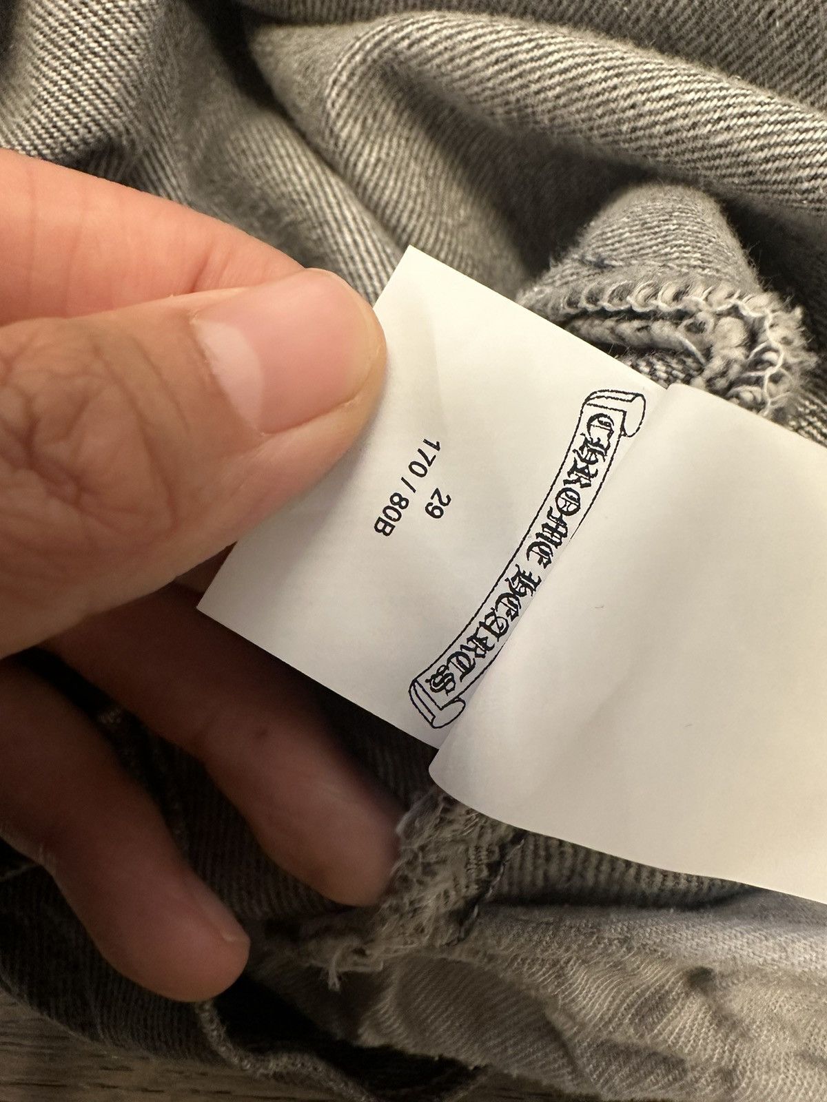 Chrome Hearts 🔥Chrome Hearts 501 Grey Jeans🔥 Size US 29 - 12 Thumbnail