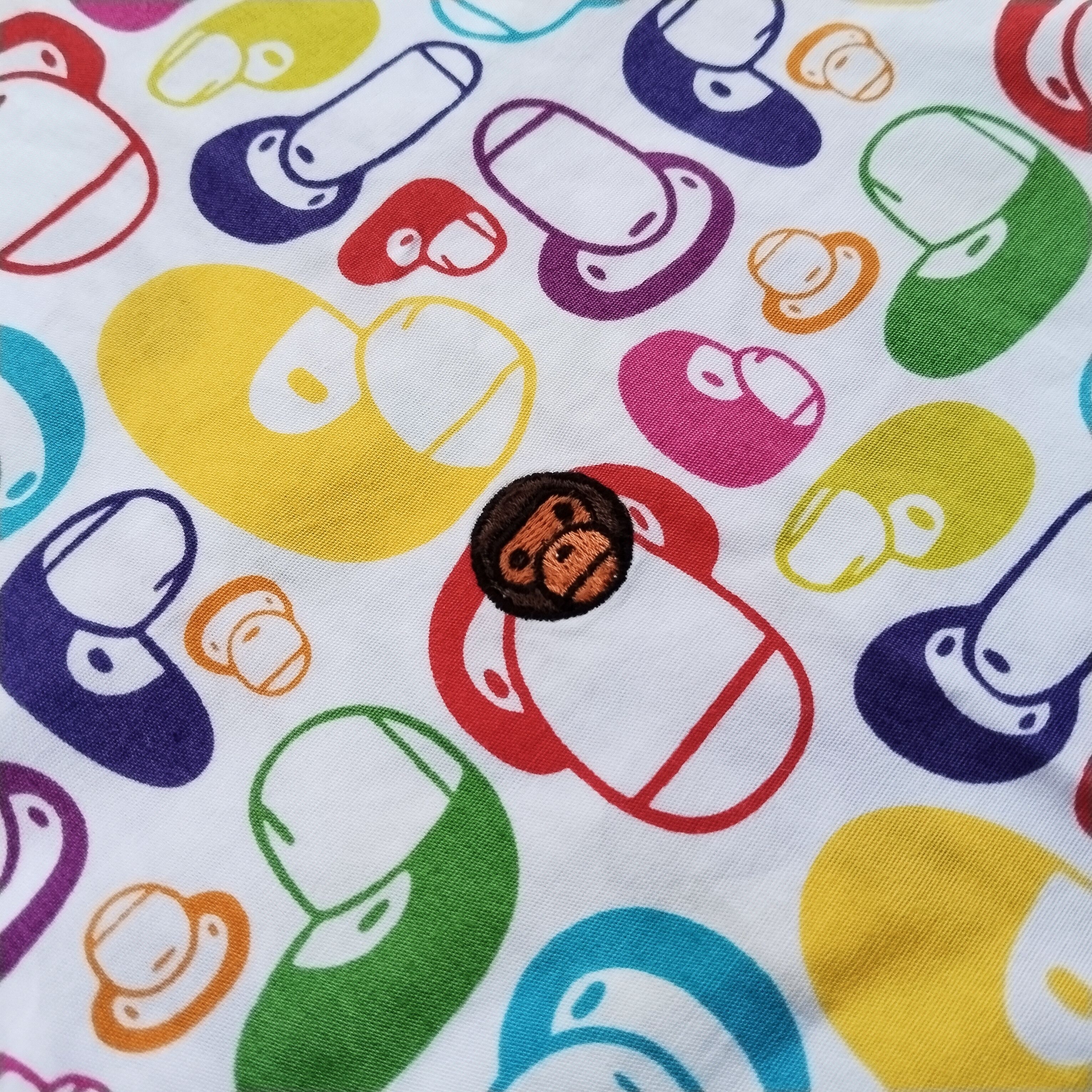 Bape 2006 Bape Baby Milo Full Print Multi Color Button Up Size US M / EU 48-50 / 2 - 5 Thumbnail