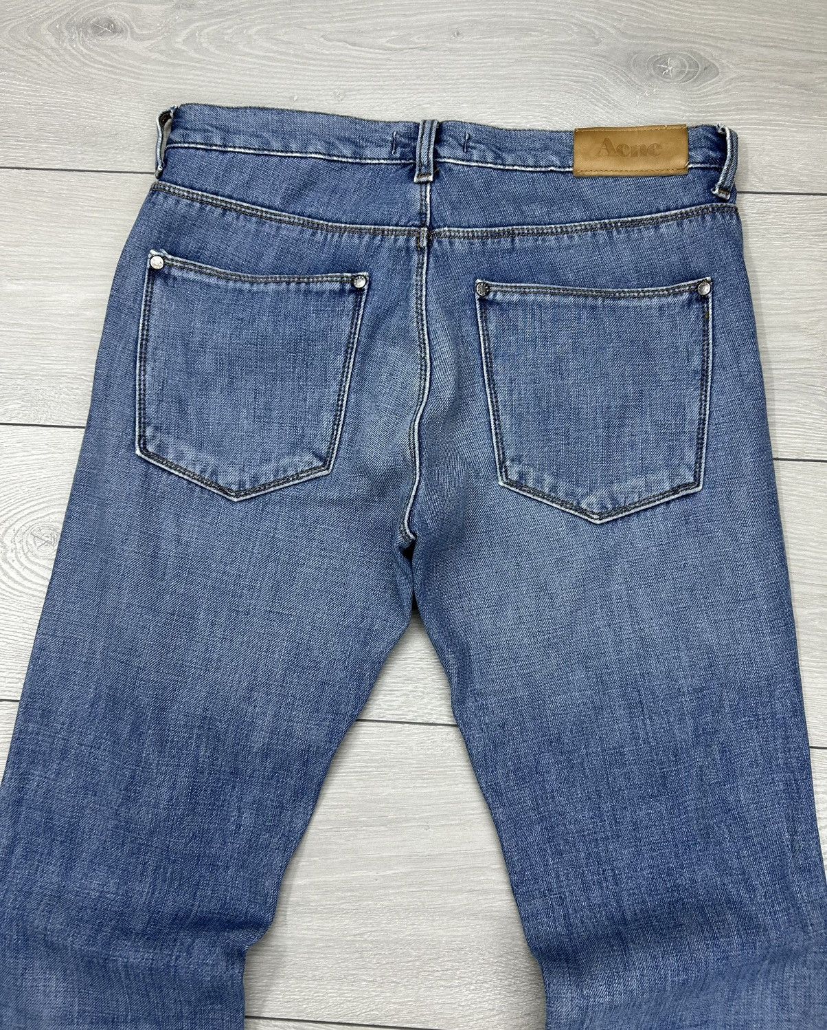Acne Studios × Vintage Acne Studios Vintage Max Contrast Light Jeans size 31/34 Size US 31 - 2 Thumbnail