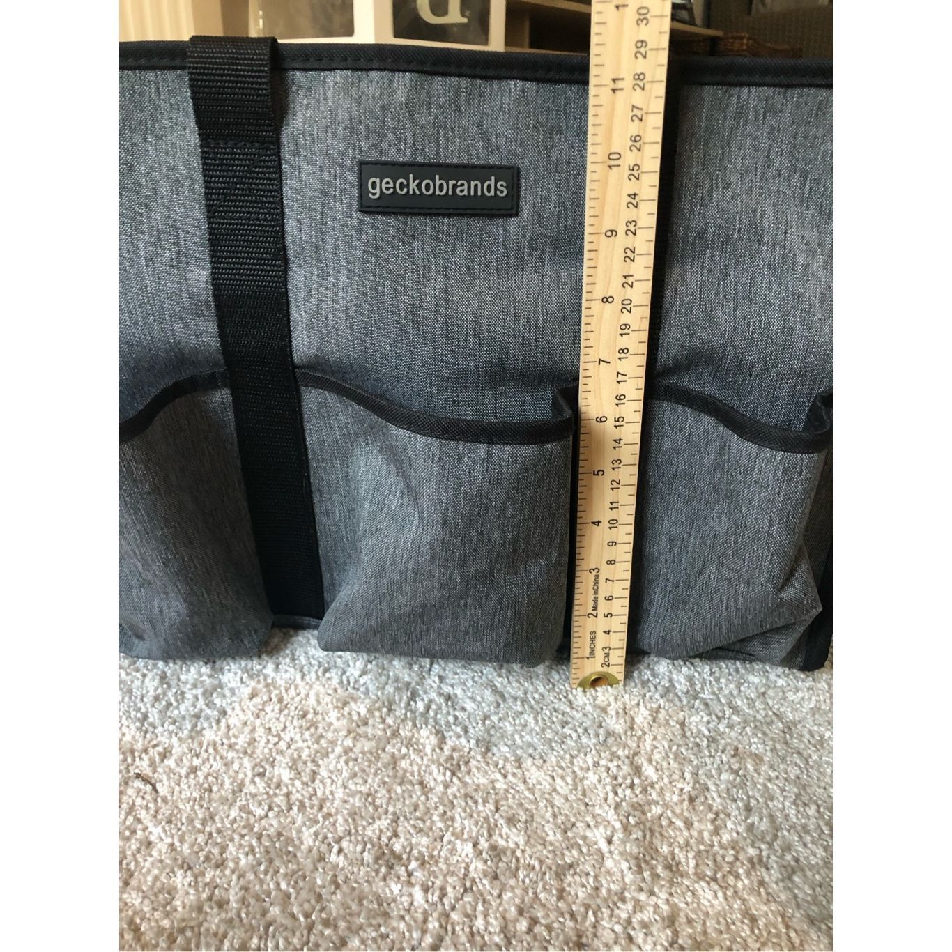 Other Geckobrands Gray Eight Outer Pocket Everyday Tote Size ONE SIZE - 10 Thumbnail