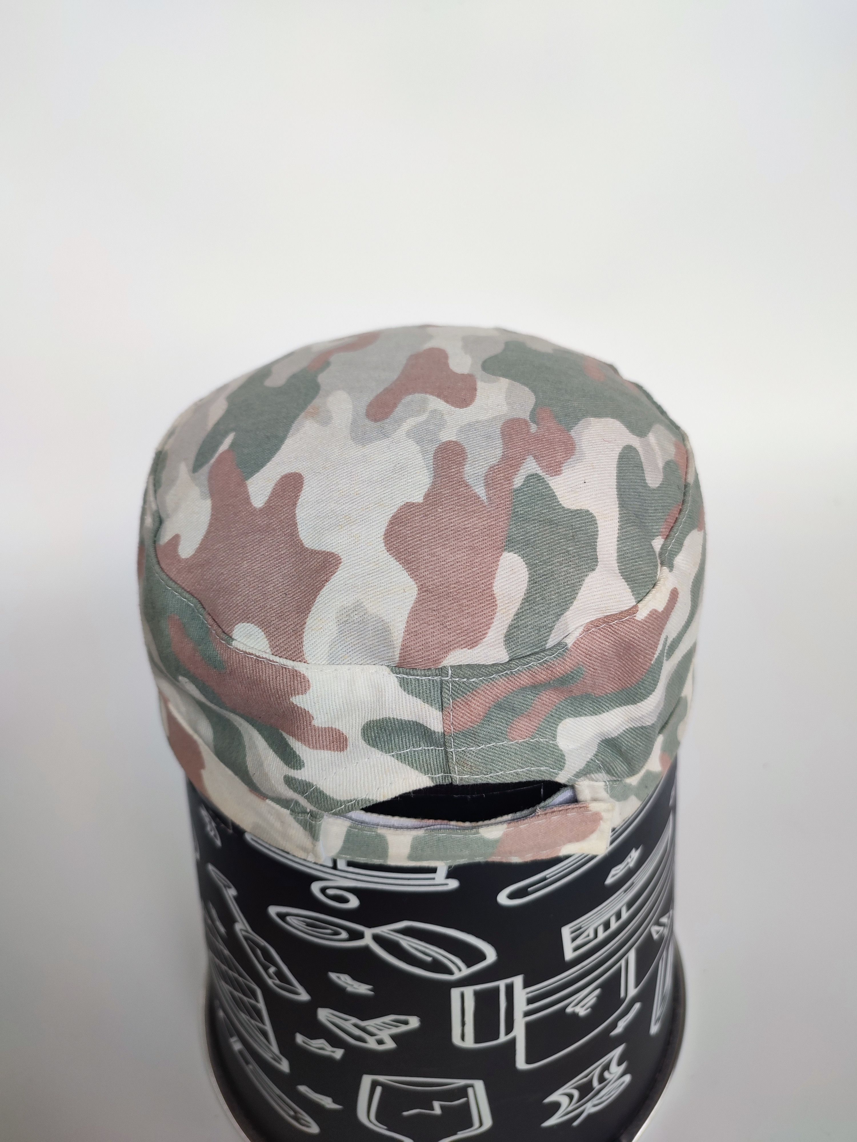 Vintage Army camo printed vtg cap Size ONE SIZE - 4 Thumbnail