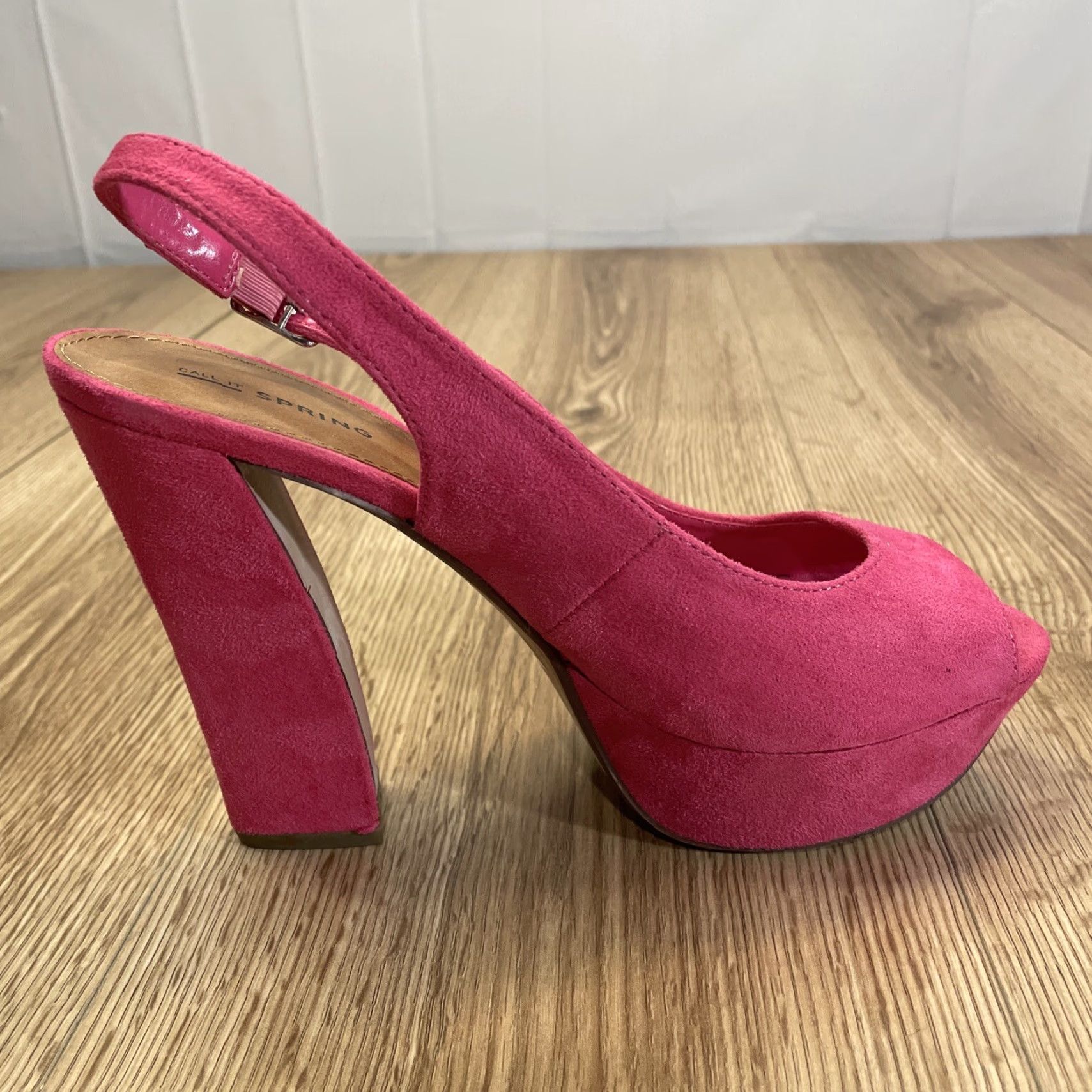 Call It Spring Call It Spring Farabee Size 9 Fuchsia Heel Open Toe Size US 9 / IT 39 - 6 Thumbnail