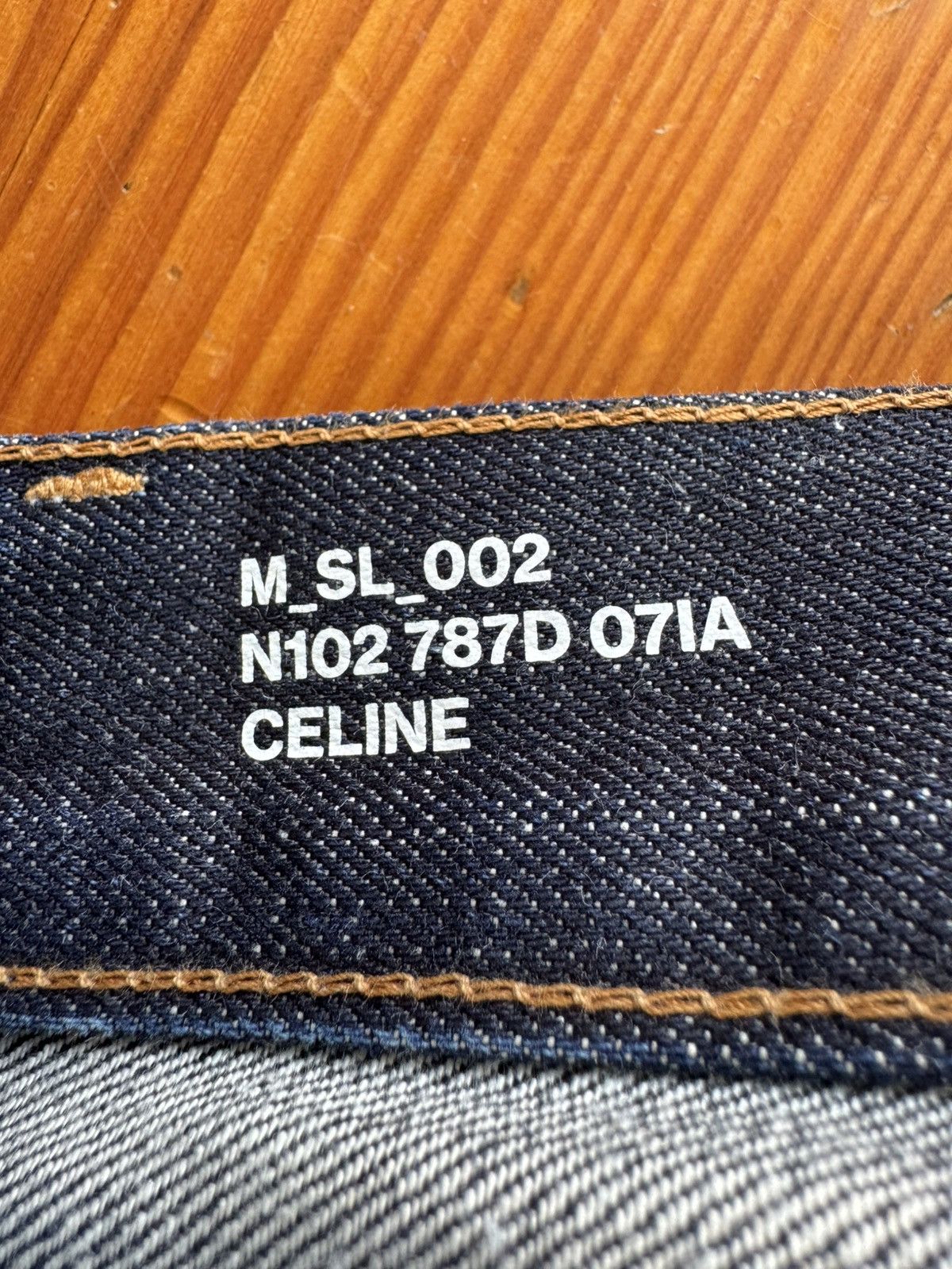 Celine Celine Raw Denim Hedi Slimane Size US 30 / EU 46 - 6 Thumbnail