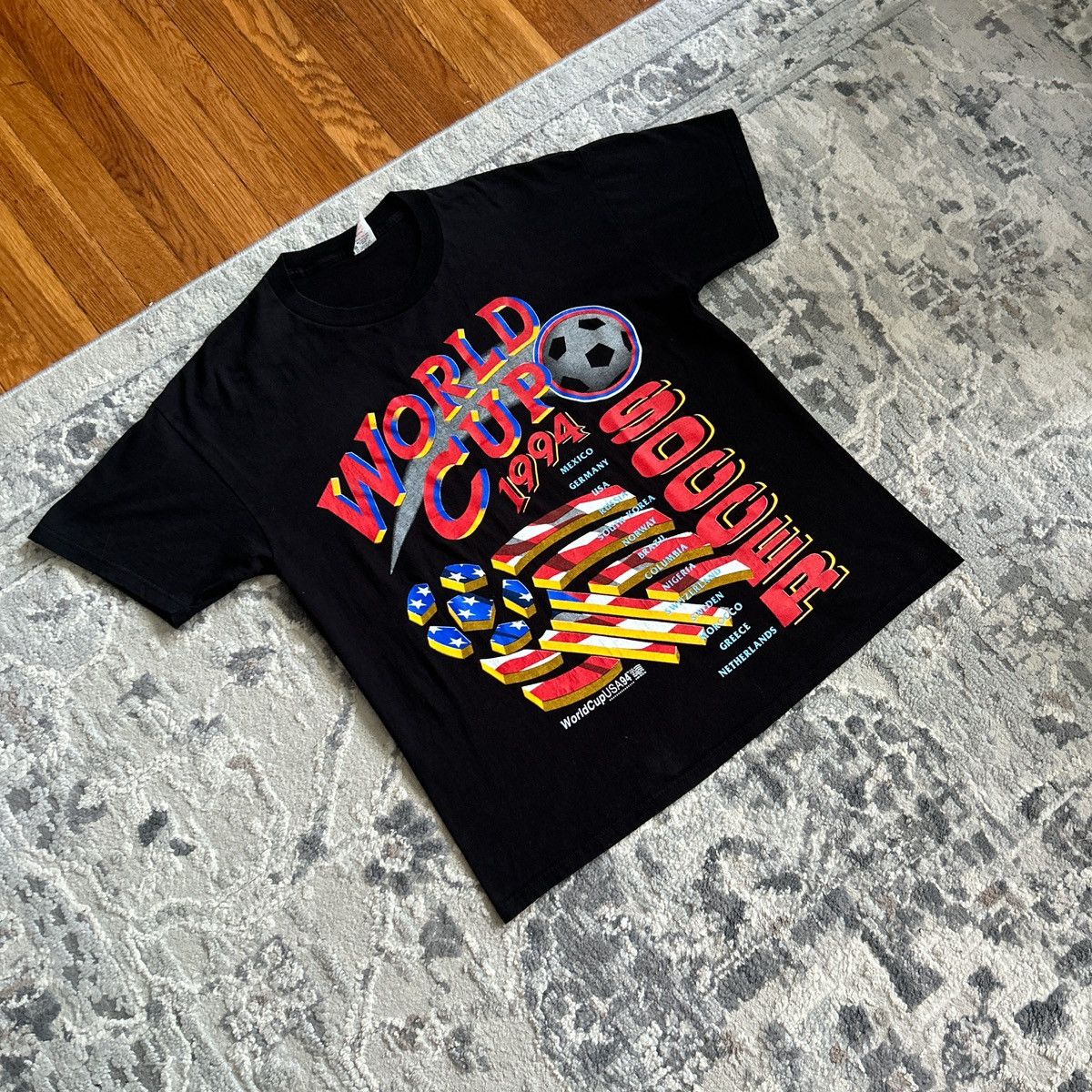 Vintage Vintage World Cup T-Shirt Size US L / EU 52-54 / 3 - 2 Thumbnail