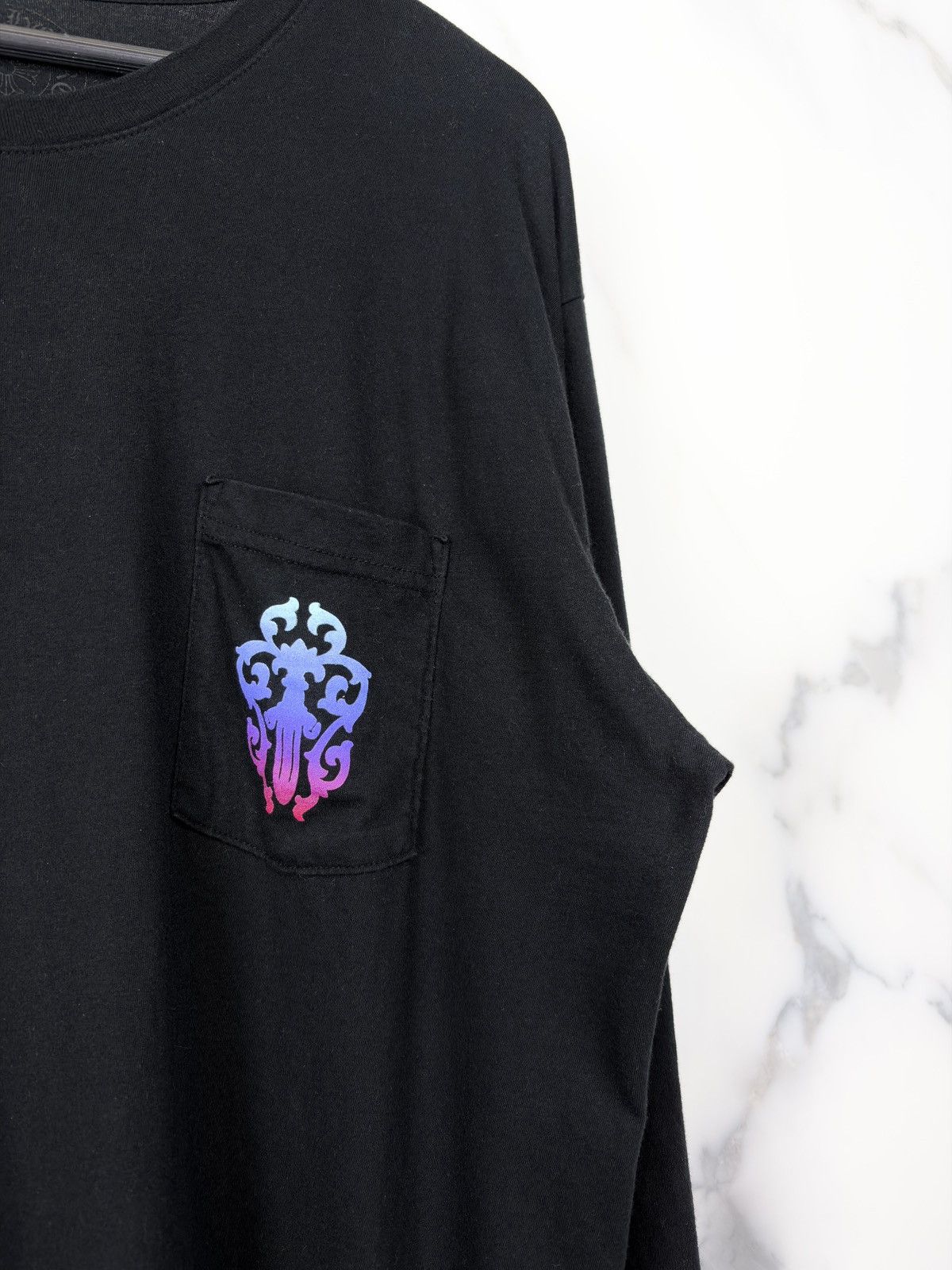 Chrome Hearts Chrome Hearts Rainbow Gradient Horseshoe Longsleeve Tshirt Size US XXL / EU 58 / 5 - 3 Thumbnail