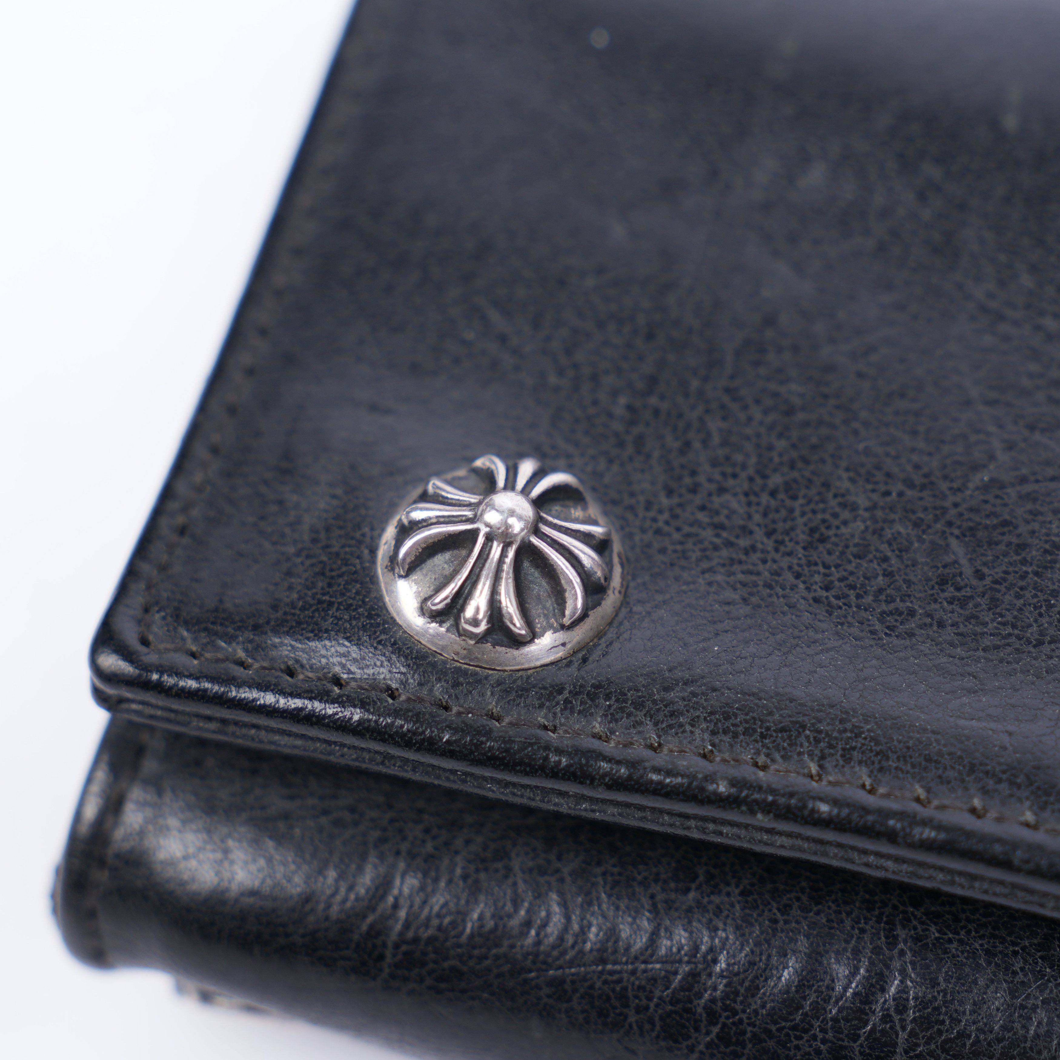 Chrome Hearts CHROME HEARTS BLACK CROSS PATCH SNAP WALLET Size ONE SIZE - 6 Thumbnail
