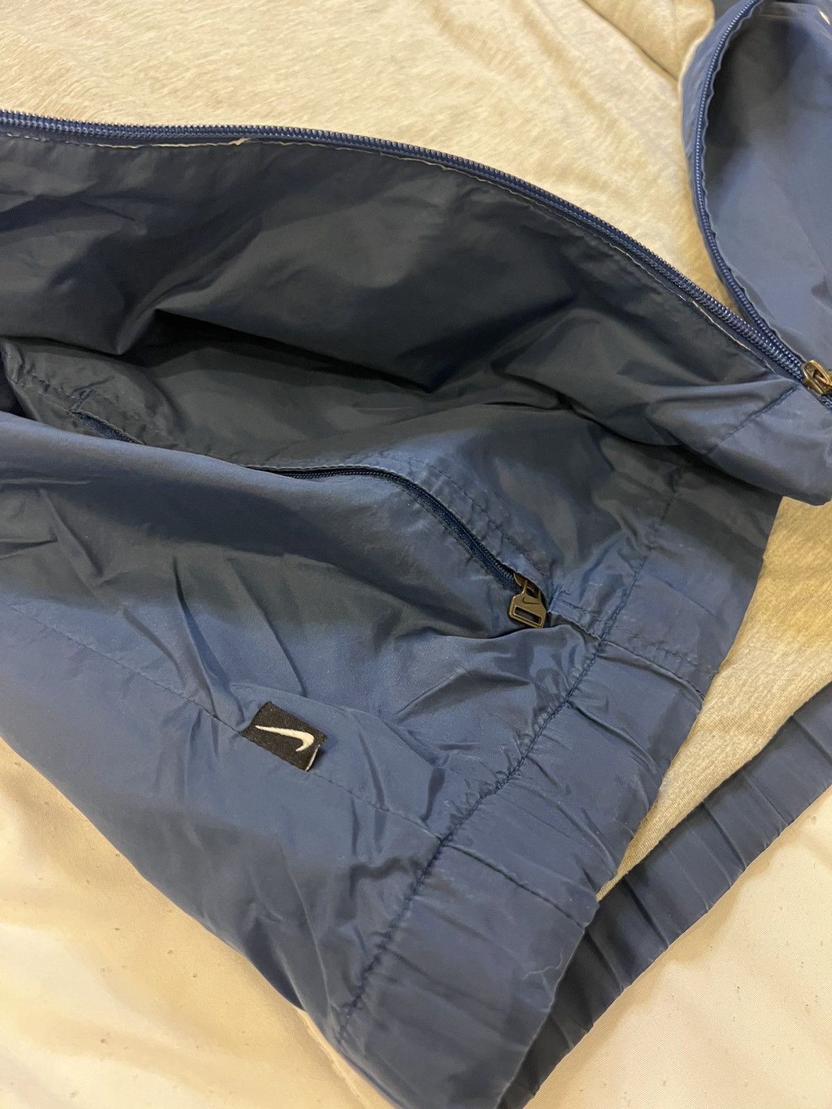 Nike × Vintage Vintage Y2K NIKE Track Suit Navy Jacket Size US L / EU 52-54 / 3 - 8 Thumbnail