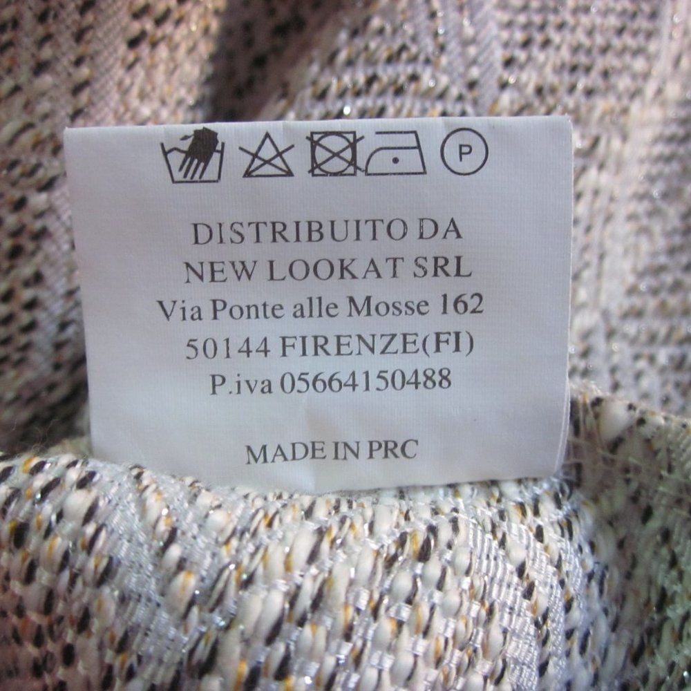 Limi Feu Mimi Mua Cropped Summer Tweed Snap Front Blazer Womens Size Size S / US 4 / IT 40 - 7 Thumbnail