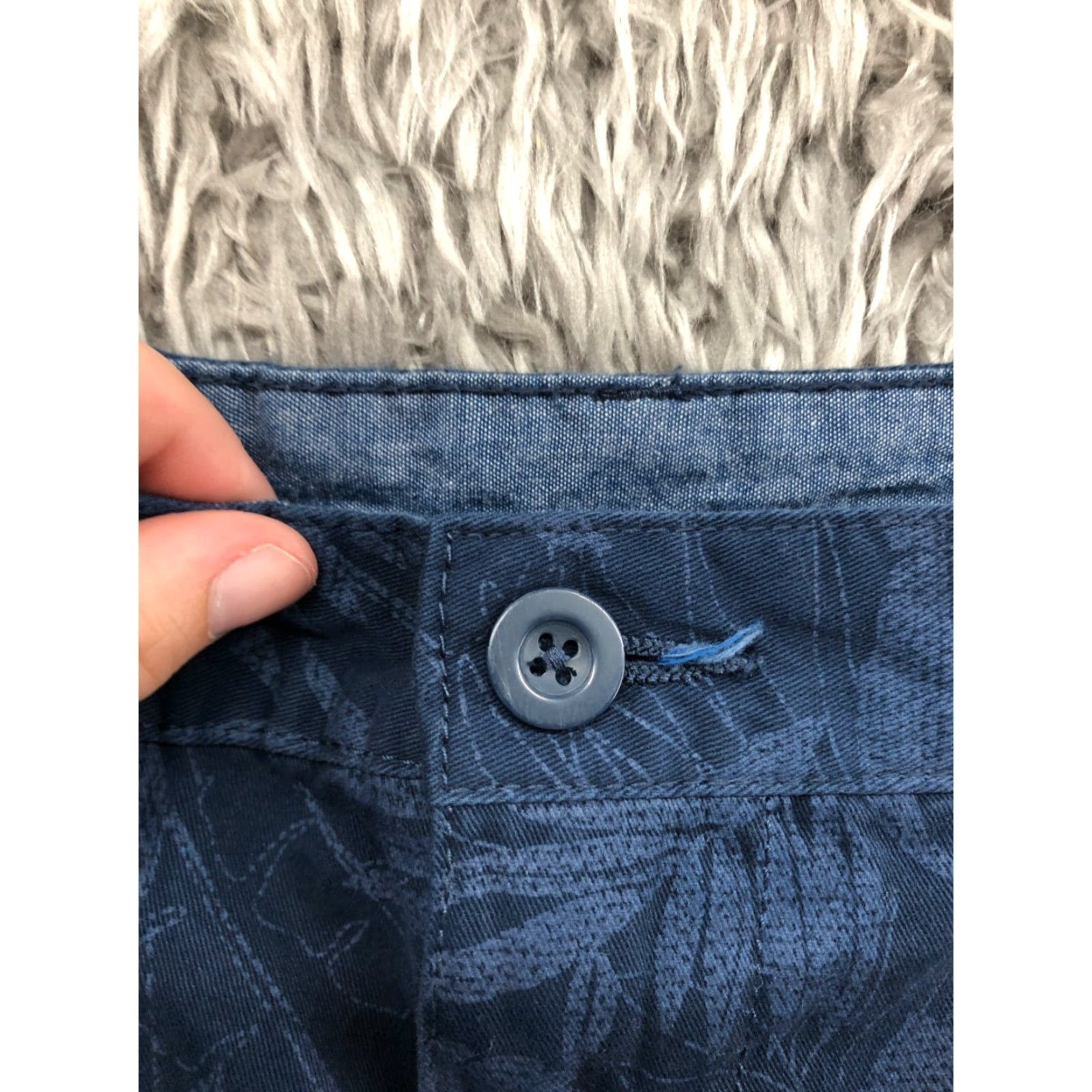 Vintage Falls Creek Cargo Shorts Mens Size 38 Mid Rise Dark Wash Blue Shorts Size US 38 / EU 54 - 7 Thumbnail