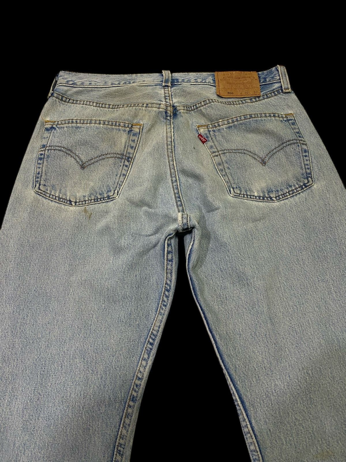Levi's Vintage Levis 501 made in usa distressed jeans Size US 31 - 6 Thumbnail