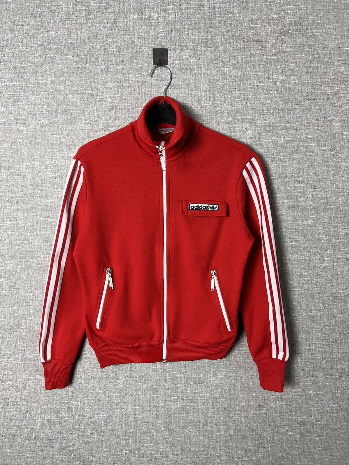Adidas Vintage Adidas Made Yugoslavia Turtleneck Track Top Jacket Size L / US 10 / IT 46 - 2 Thumbnail