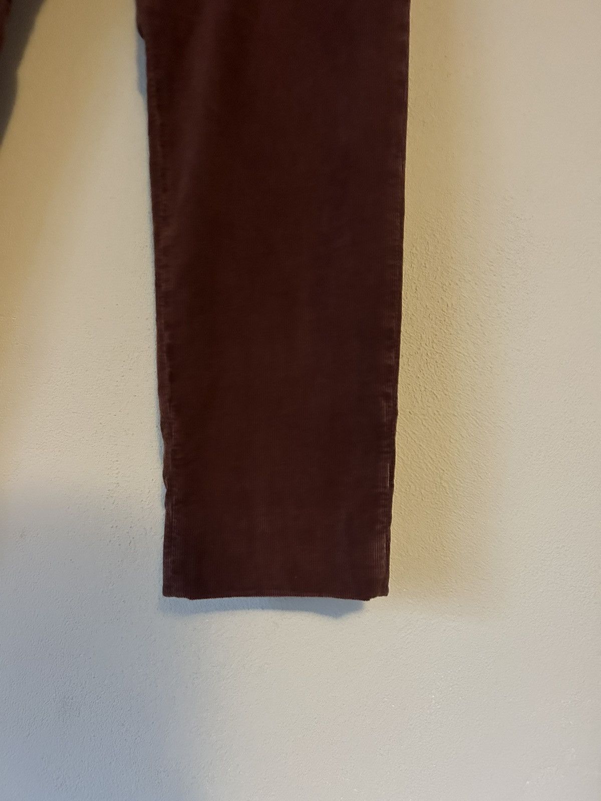 Brunello Cucinelli Brunello Cucinelli Burgundy Corduroy Trousers - Size 52 Size US 36 / EU 52 - 7 Thumbnail