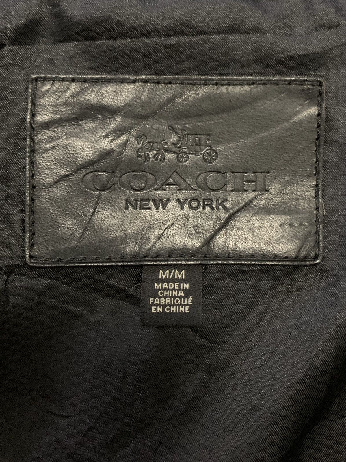 Coach COACH Zipper Leather Jacket Size US M / EU 48-50 / 2 - 11 Thumbnail