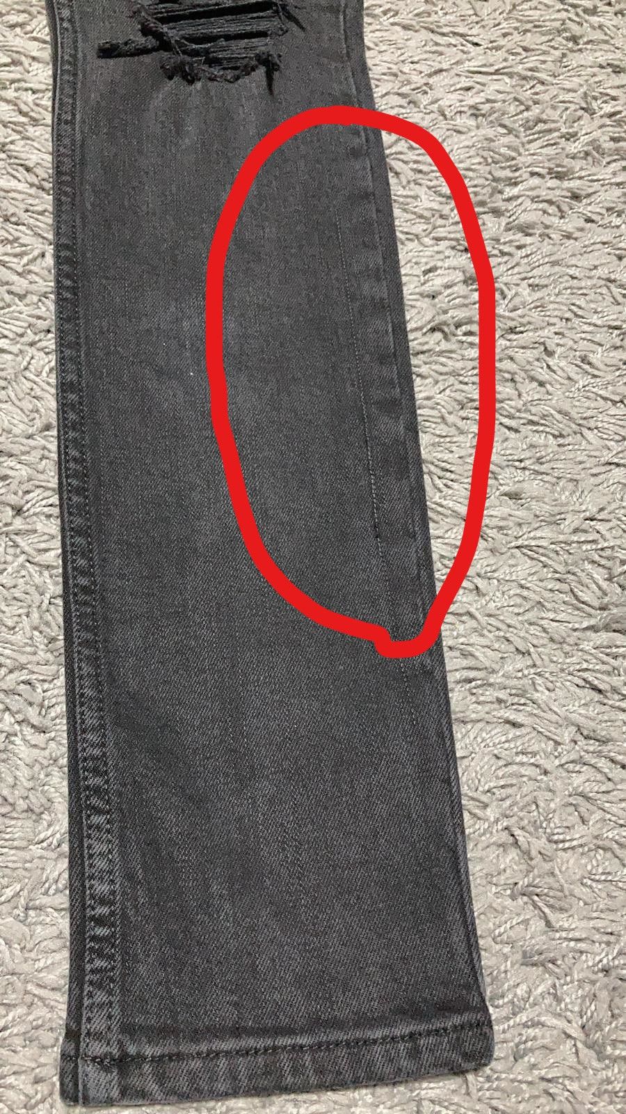 Ksubi Distressed Grey Jeans Size US 31 - 4 Thumbnail