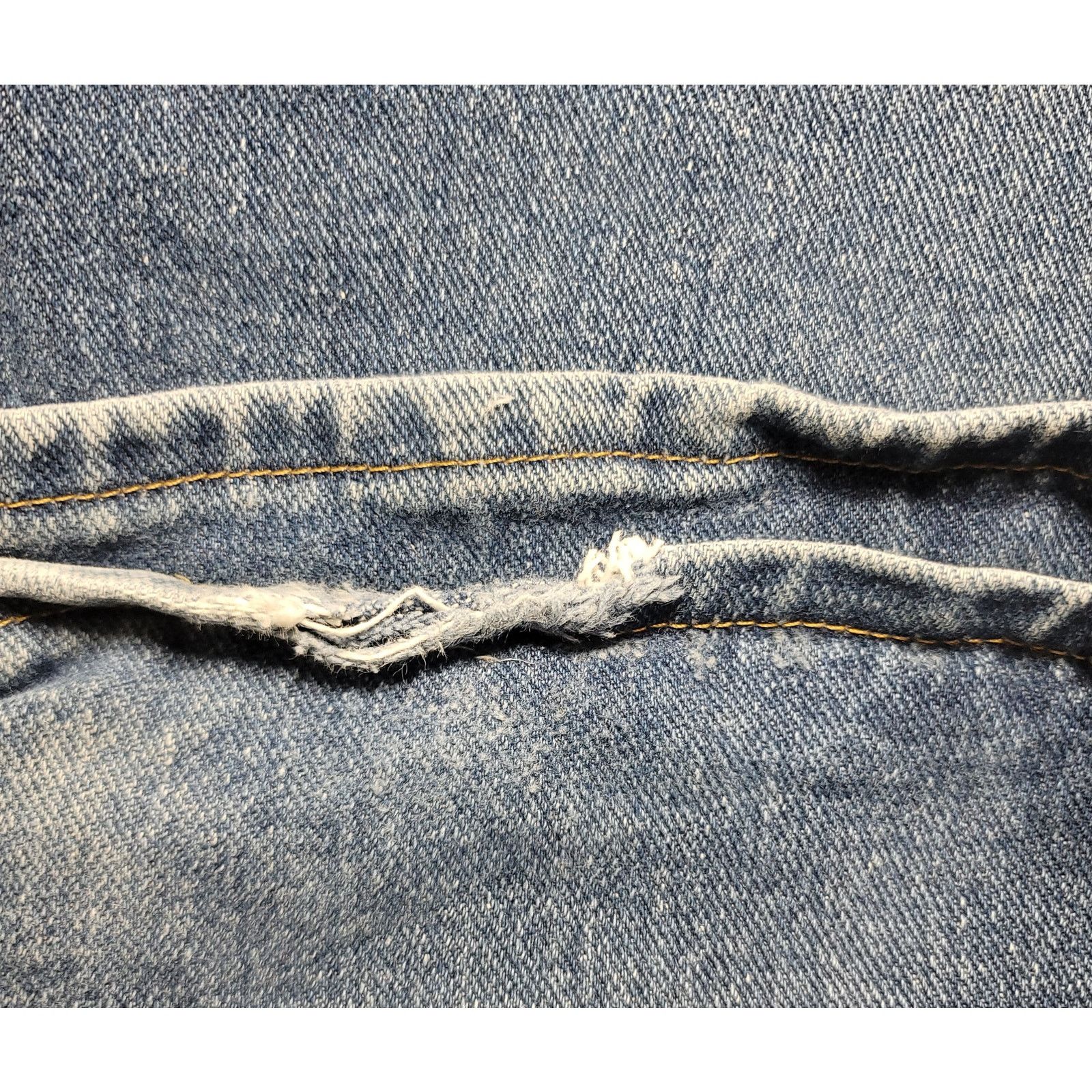 Wrangler Wrangler Blue Denim Jeans 32 X 34 5 Pocket Straight Leg Size US 32 / EU 48 - 4 Thumbnail