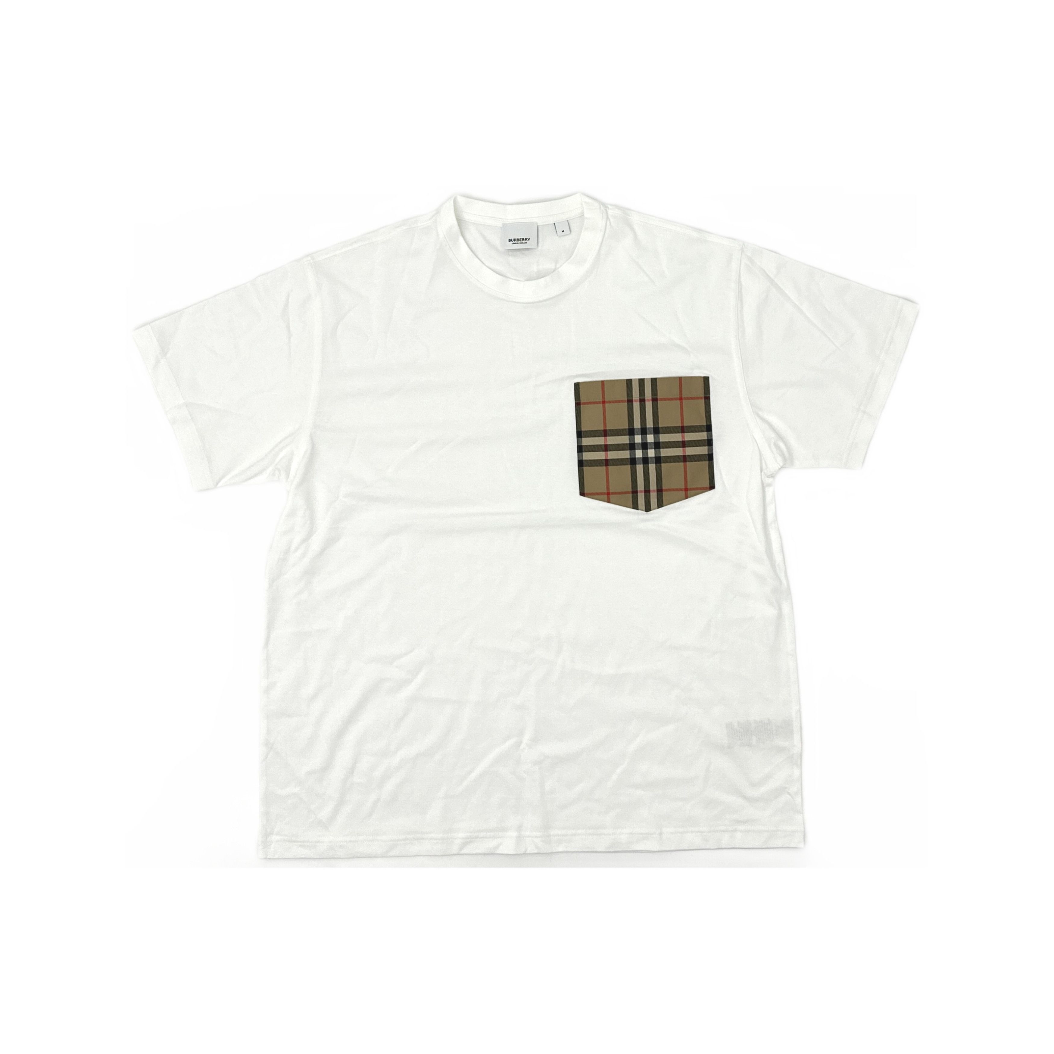 Burberry Burberry Check Pocket T-Shirt Size M Size M / US 6-8 / IT 42-44 - 1 Thumbnail