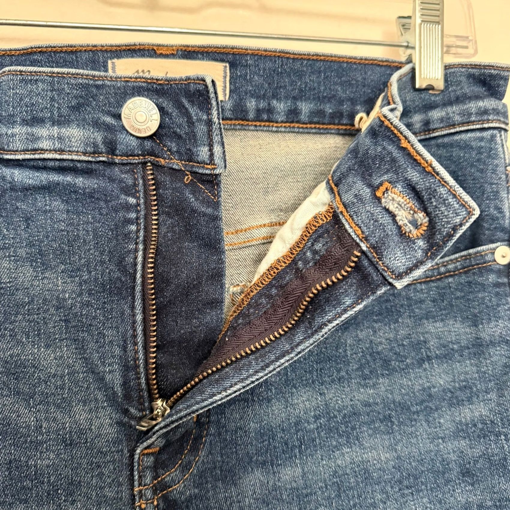 Madewell Madewell Jeans Western Minimalistic Core-28 Bootcut Women 28 Blue Y2K Medium Wash Mid-Rise Knock Out Size 28" / US 6 / IT 42 - 6 Thumbnail