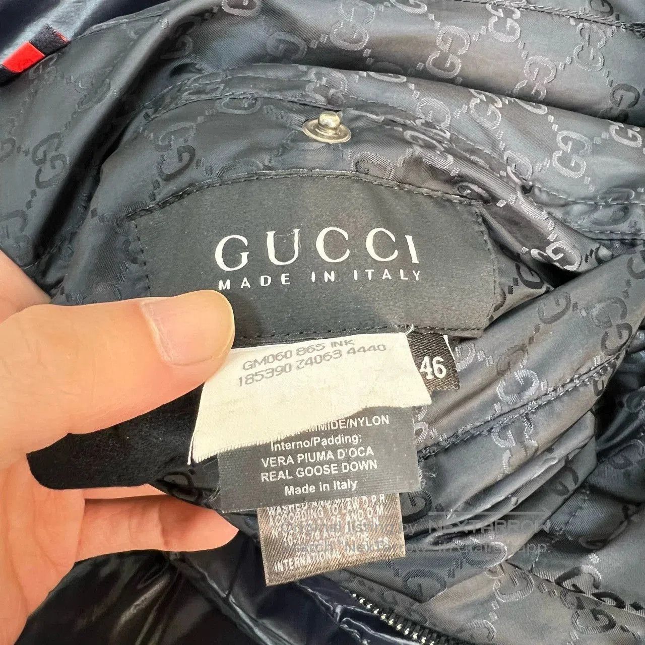 Gucci reversible dark blue Gucci coat for men. Size US XXS / EU 40 - 4 Thumbnail