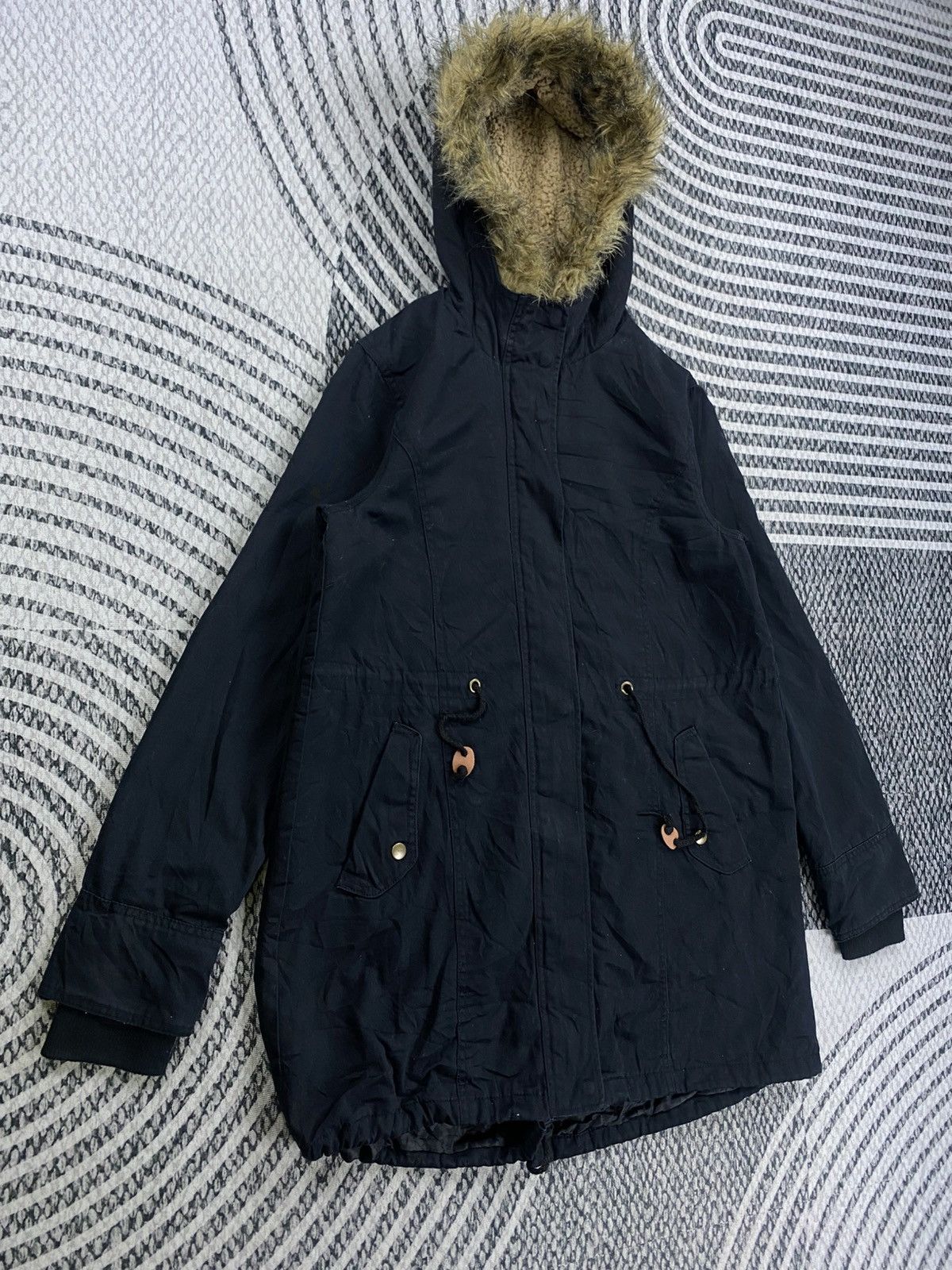 Infinite Archives Vintage Archive Faux Fur Hooded Parka Jacket Size US M / EU 48-50 / 2 - 3 Thumbnail