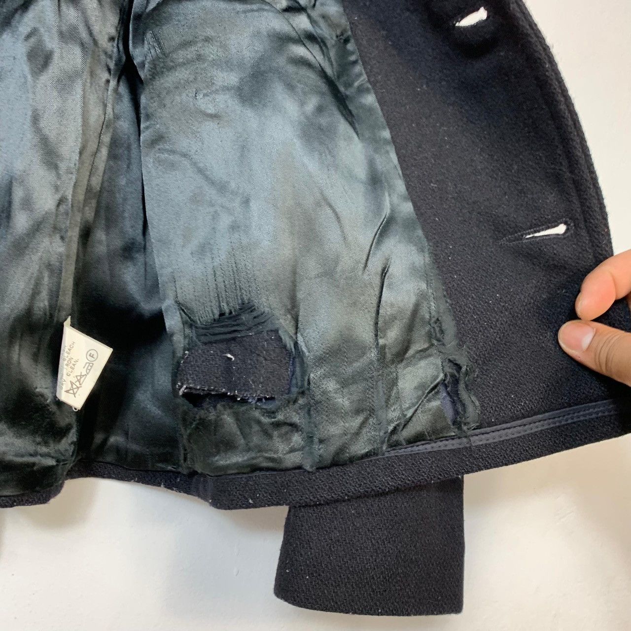Journal Standard Vintage Journal Standard USN Made in USA Wool Peacoat Size S / US 4 / IT 40 - 11 Thumbnail
