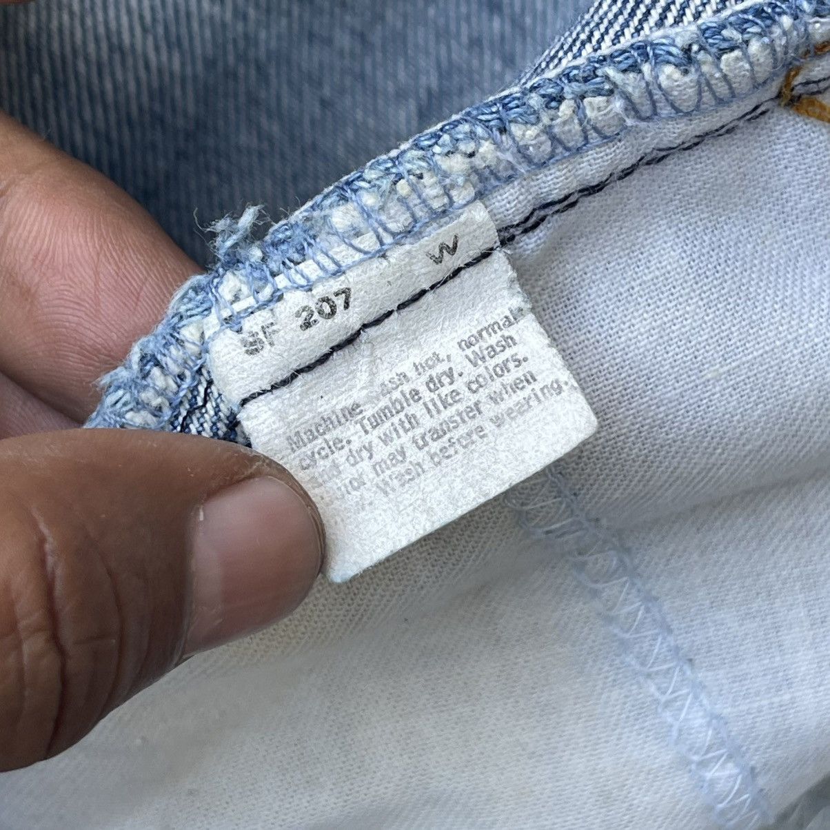 Levi's Thrashed Crotch Rip / Blowout Levi’s 517 Flared Bella Hadid Size US 32 / EU 48 - 20 Thumbnail