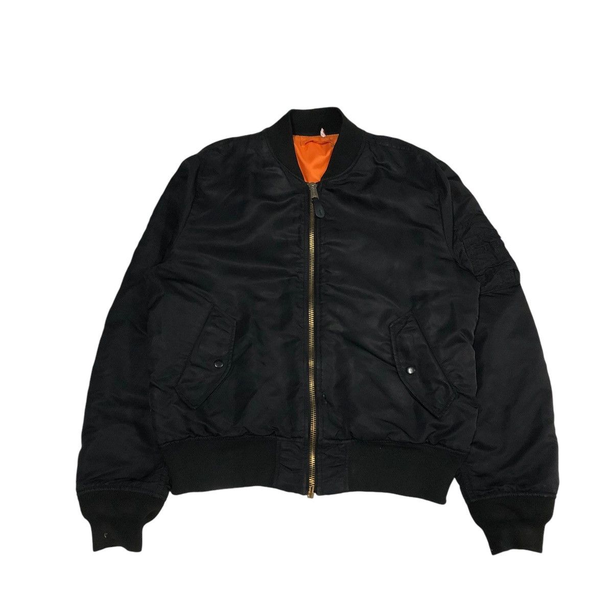 Alpha Industries 🔥VINTAGE BOMBER JACKET REVERSIBLE ALPHA INDUSTRIES USA Size US XL / EU 56 / 4 - 1 Thumbnail