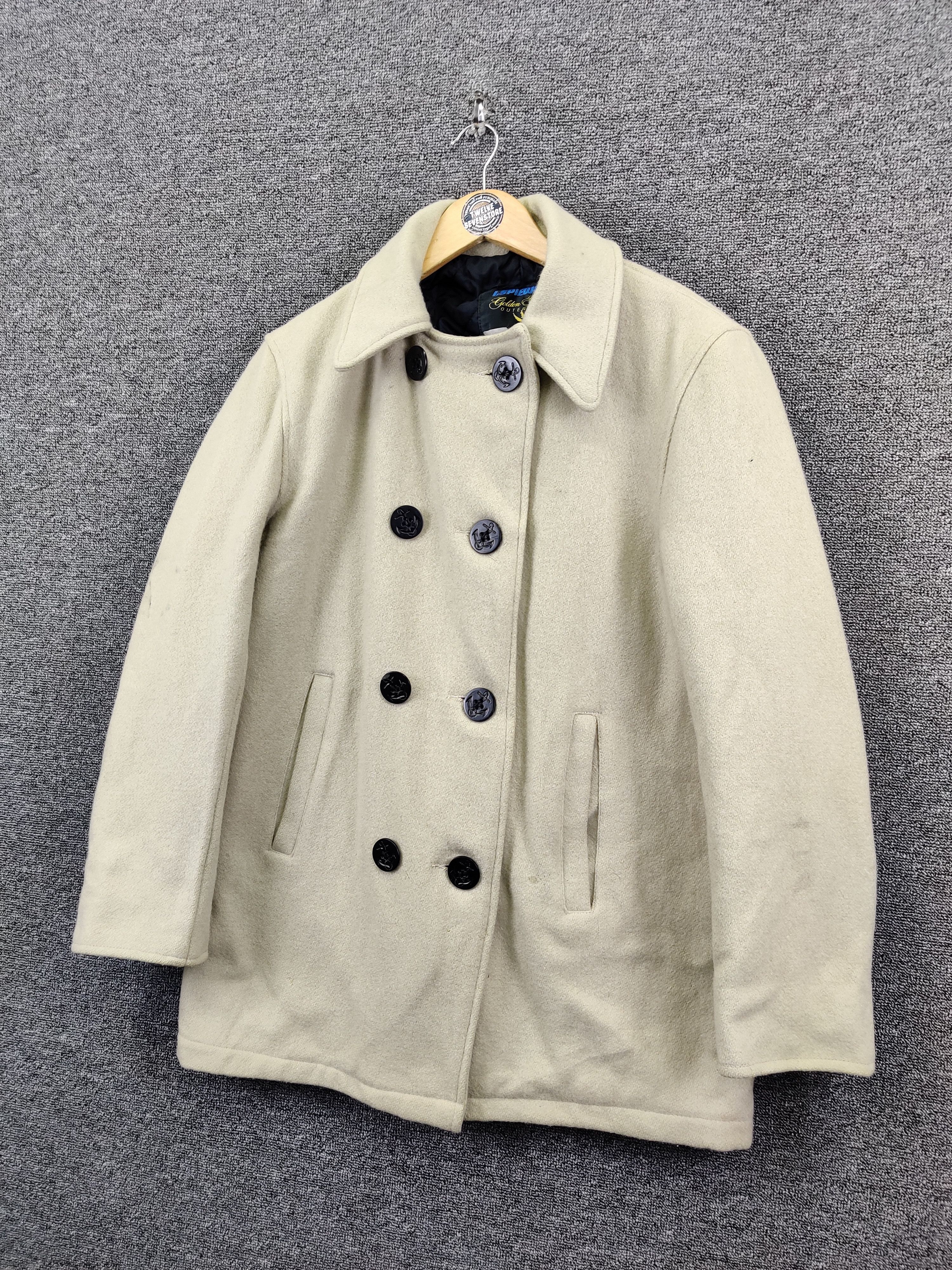 I. Spiewak And Sons Vintage I.Spiewak Quilted Wool Double Breasted Coat Size US L / EU 52-54 / 3 - 2 Thumbnail