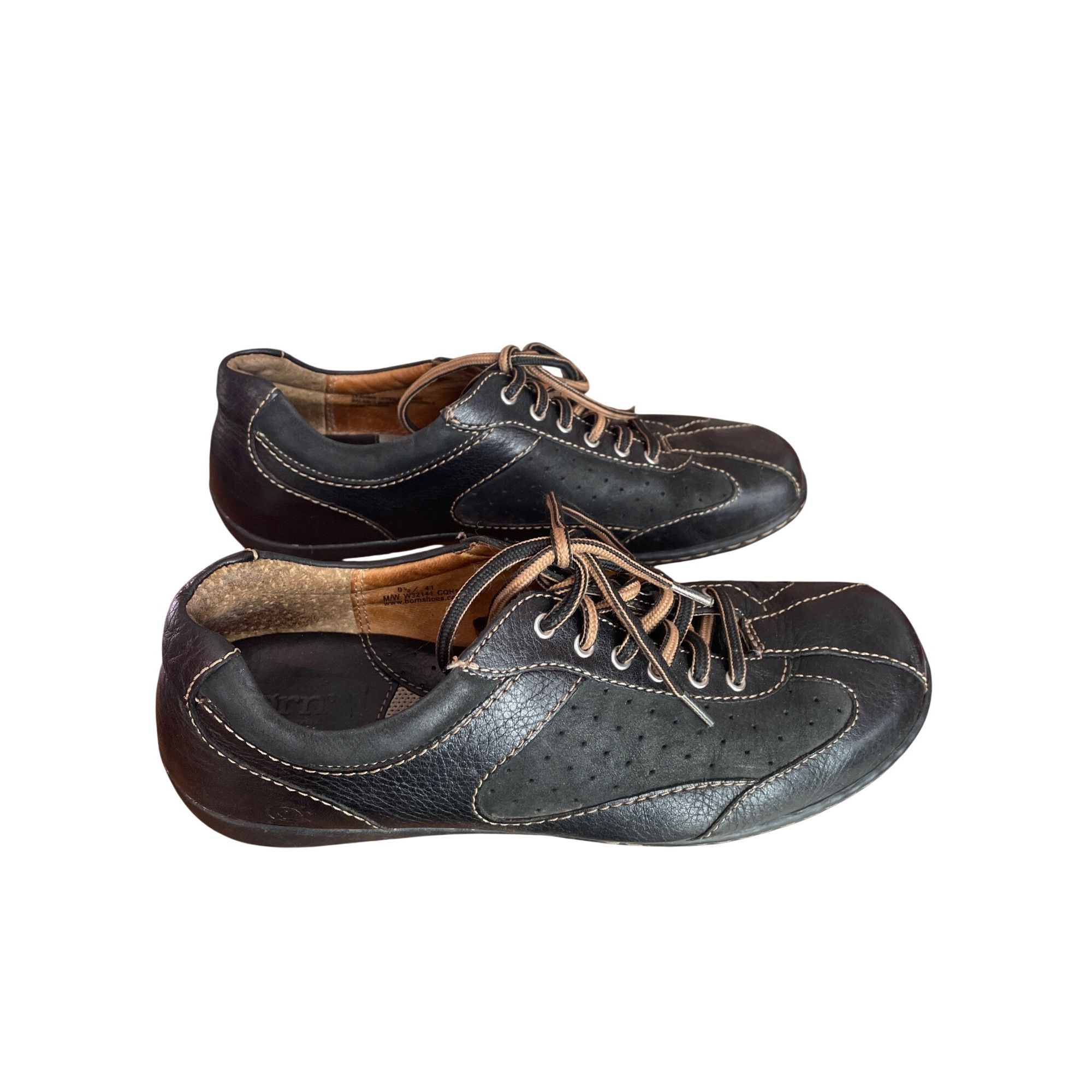 Born Born wms brown leather casual shoes sz 9.5M SKU 9865 Size US 9.5 / IT 39.5 - 3 Thumbnail