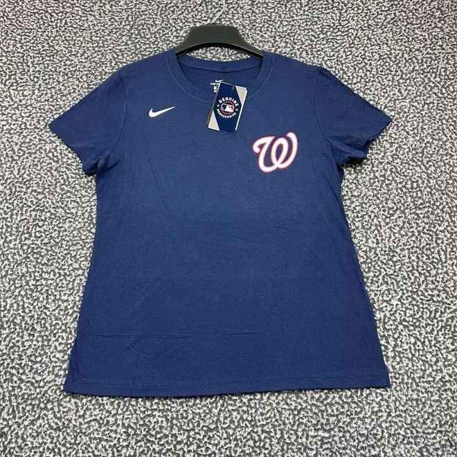 Nike Washington Nationals Shirt Women Nike Short Sleeve Cotton M Size M / US 6-8 / IT 42-44 - 1 Thumbnail