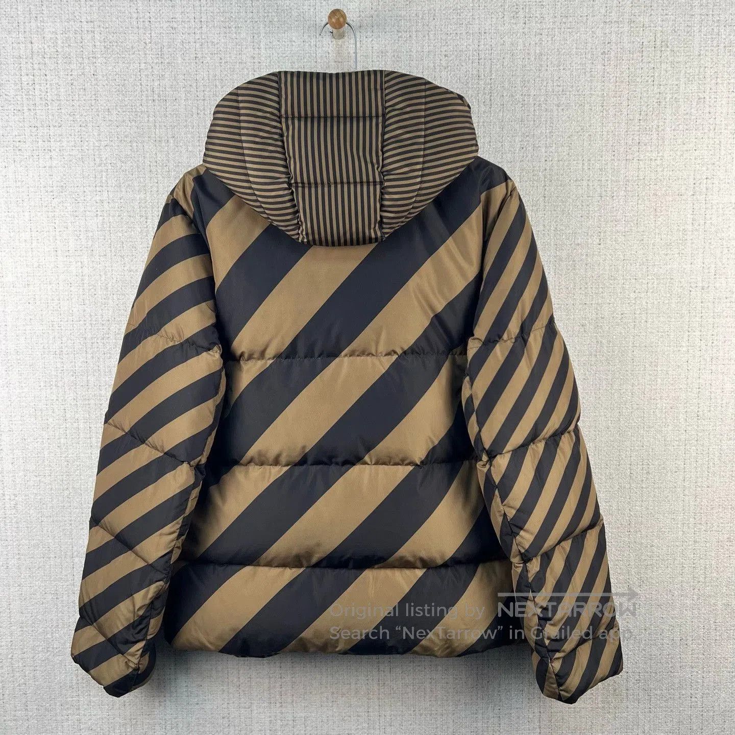 Fendi FENDI Monogram Reversible Hooded Down Jacket. Size US L / EU 52-54 / 3 - 4 Thumbnail