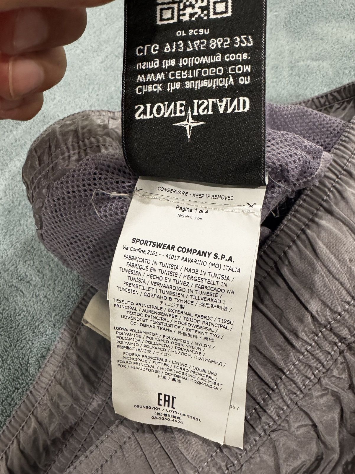 Stone Island Stone island. Reflective bathing suit Size US 32 / EU 48 - 7 Thumbnail