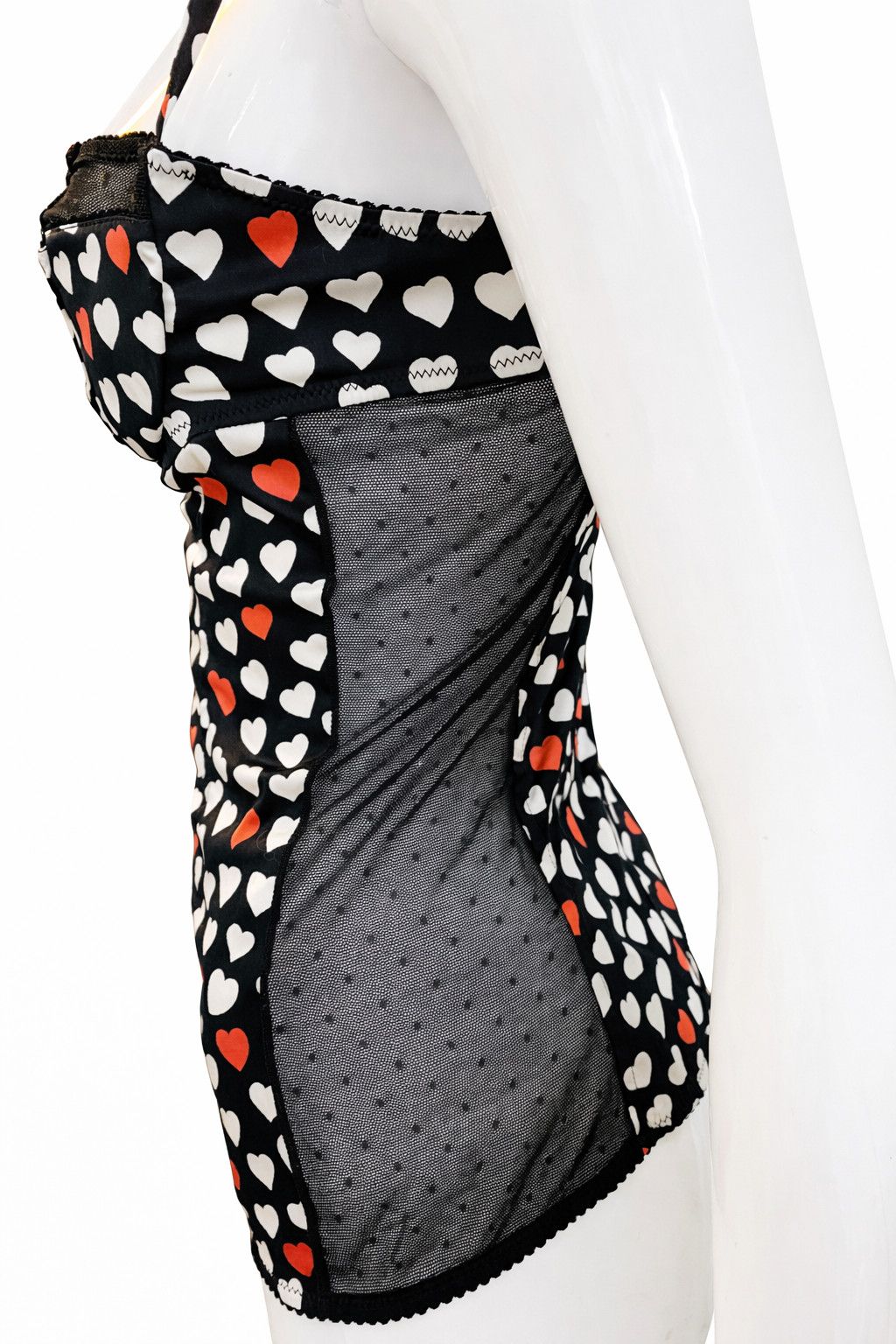 Dolce & Gabbana Dolce & Gabbana D&G Heart Bustier Top Corset Camisole Size M / US 6-8 / IT 42-44 - 2 Thumbnail