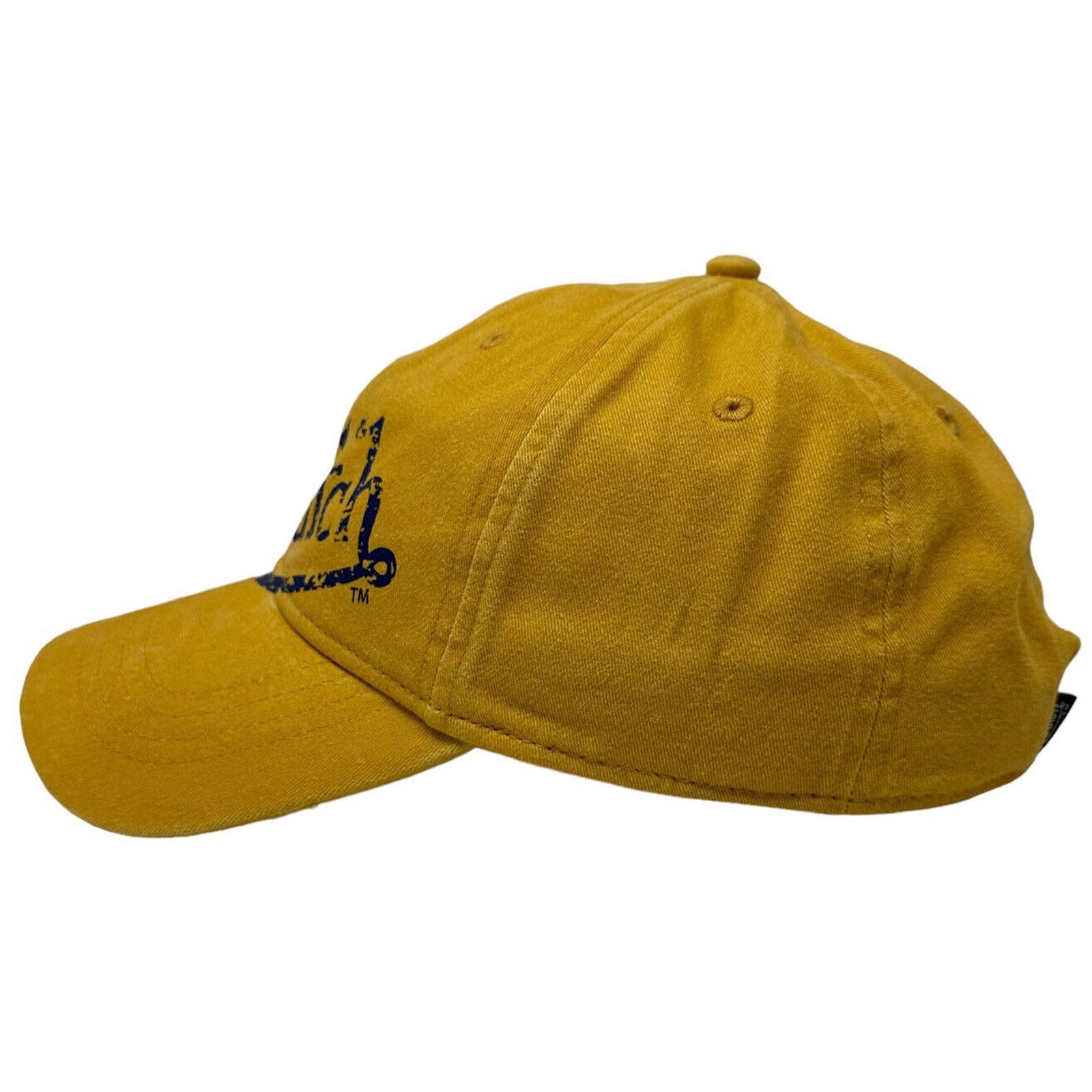Von Dutch Von Dutch Strapback Hat Washed Mustard Distressed Dad Cap Size ONE SIZE - 3 Thumbnail