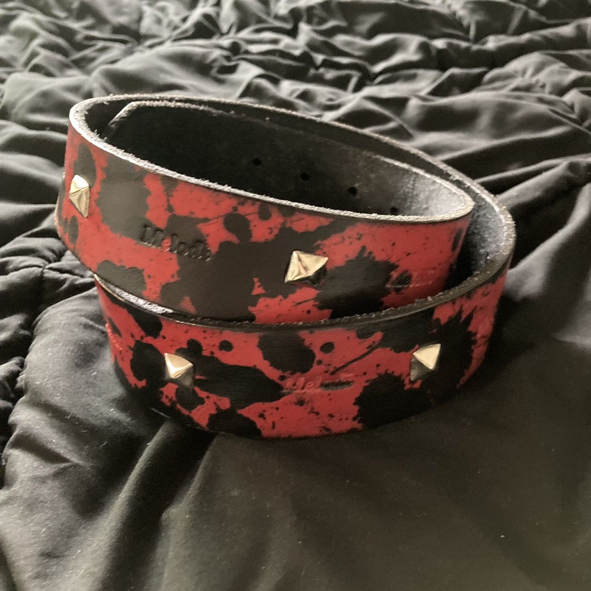 EC Melodi Ec Melodi Belt Red camo early Size 32 - 3 Thumbnail