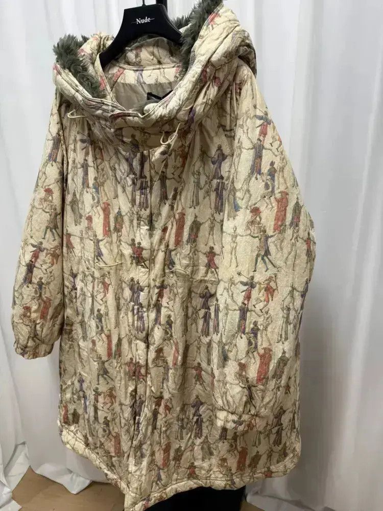Undercover Sz 3 Undercover Death Dance Full Print Parka-2507 Size US L / EU 52-54 / 3 - 2 Thumbnail