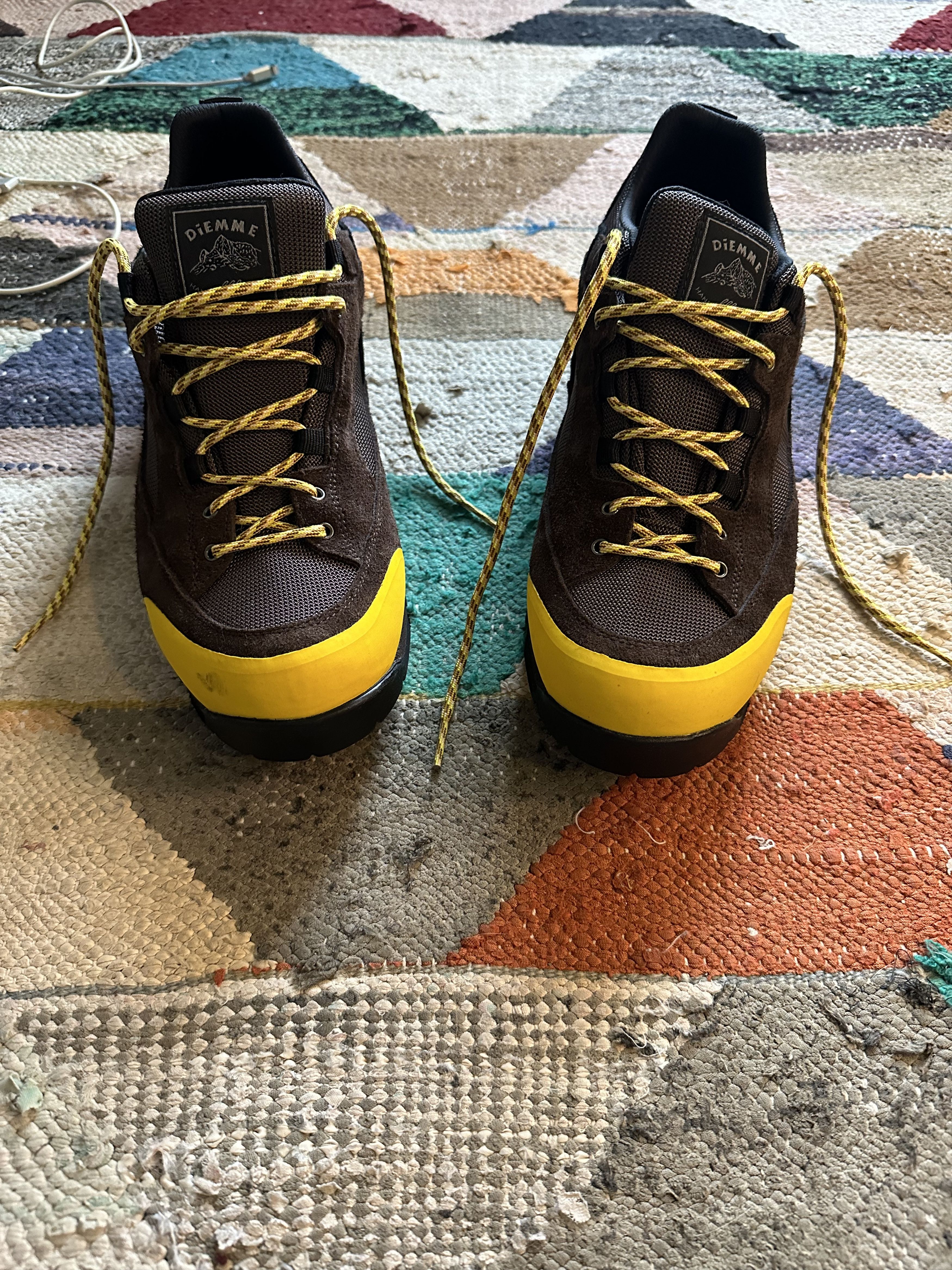 image of Diemme Throwing Fits Grappa Shoe in Brown/Yellow, Men's (Size 13)