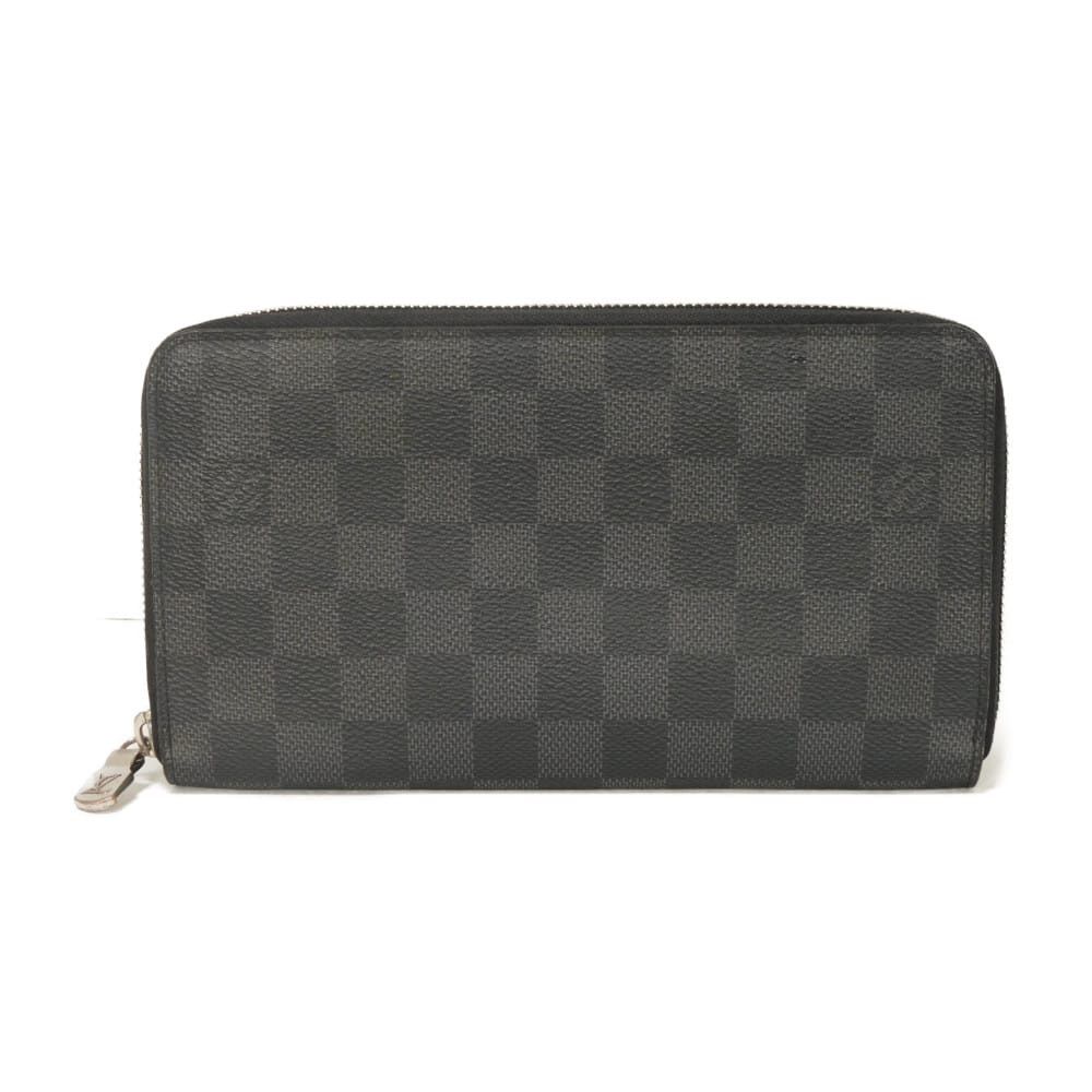 Louis Vuitton Louis Vuitton Louis Vuitton Zippy Organizer NM Damier Graphite Long Wallet Textile Long Wallet N60111 DUTY FREE for USA Size ONE SIZE - 1 Thumbnail
