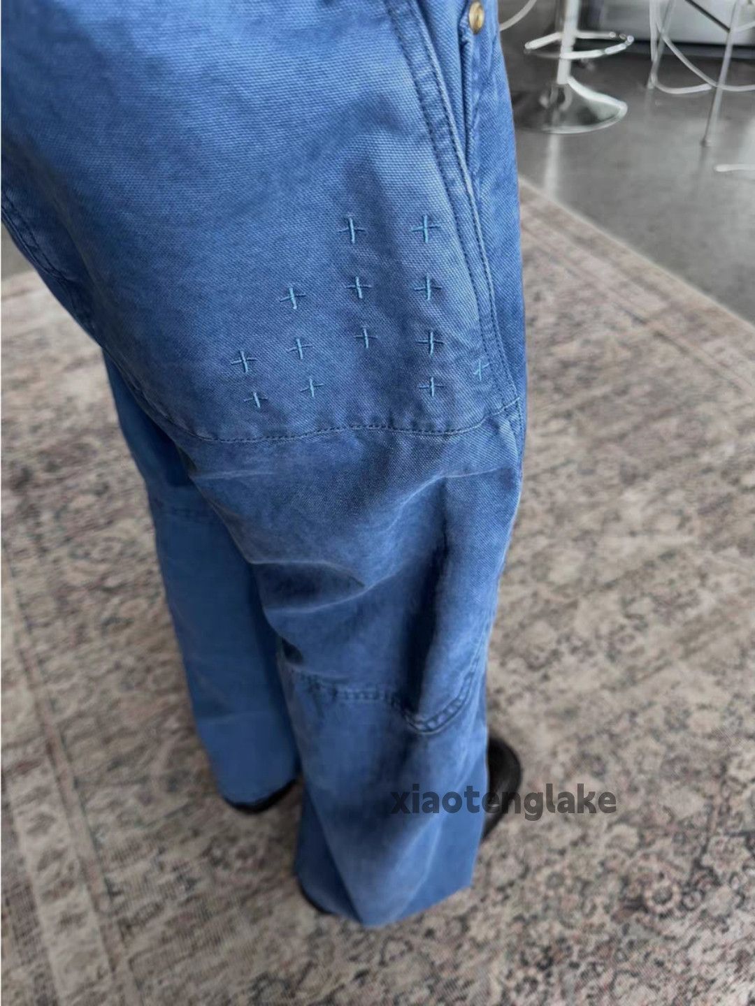 Vintage zx vintage wide Leg loose hiphop carpenter work pants Size US 34 / EU 50 - 3 Thumbnail