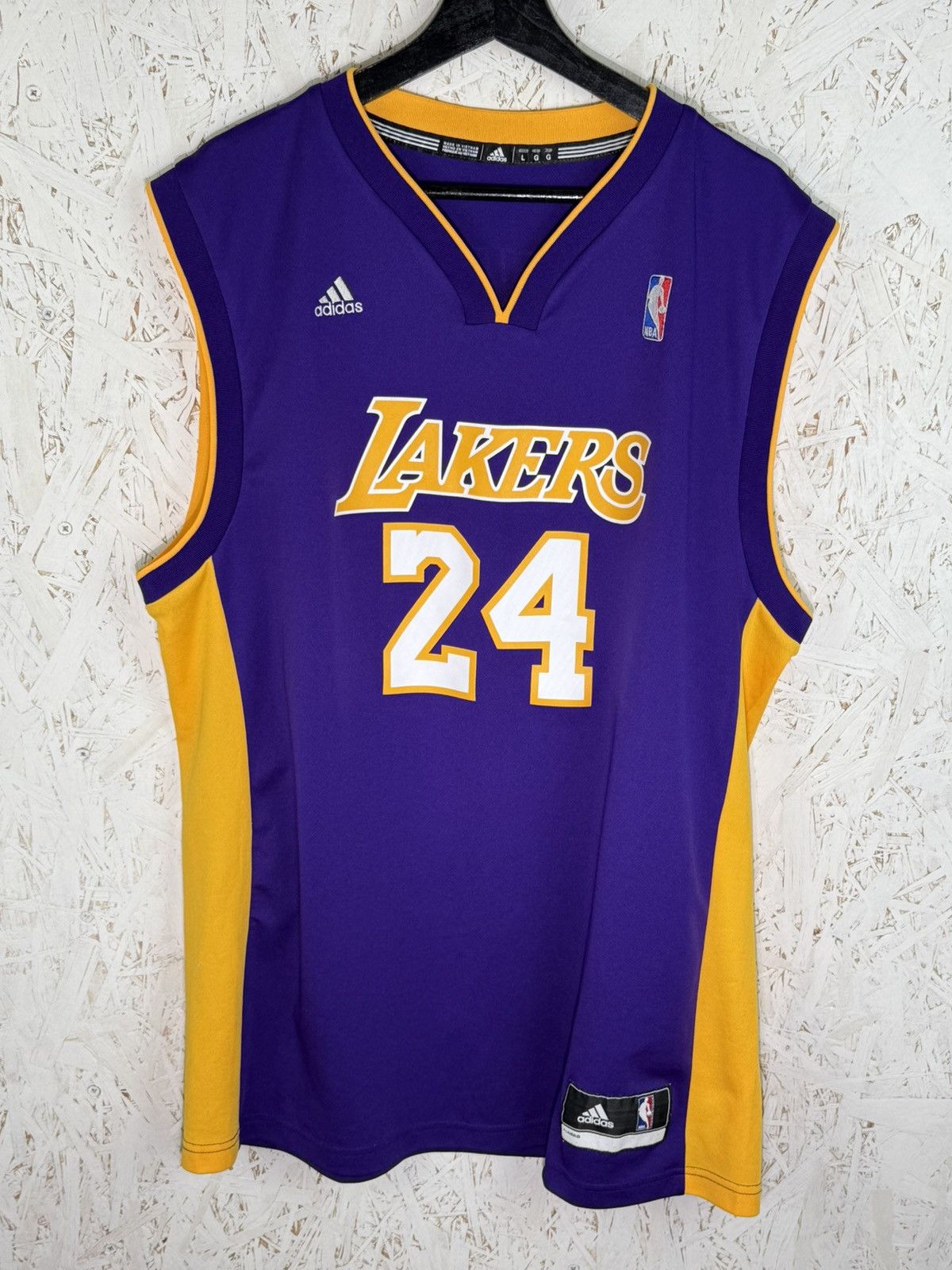 Adidas Adidas La Lakers 2013/14 Away Kobe Bryant #24 Nba Jersey L Size US L / EU 52-54 / 3 - 1 Thumbnail
