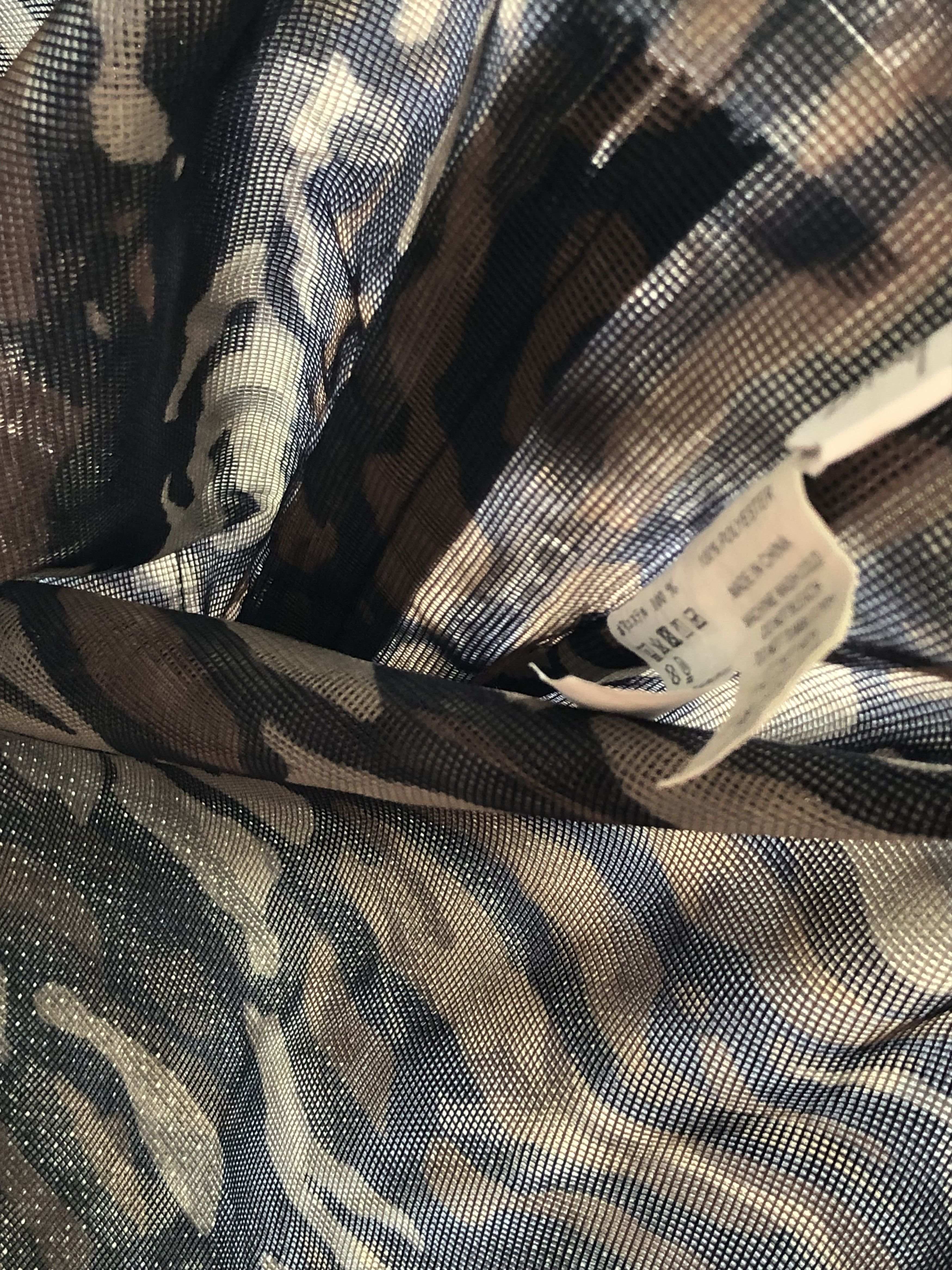 Stussy RARE🔥SS19 TREE BARK CAMO POLY-MESH 1/2 ZIP PULLOVER Size US XL / EU 56 / 4 - 20 Thumbnail