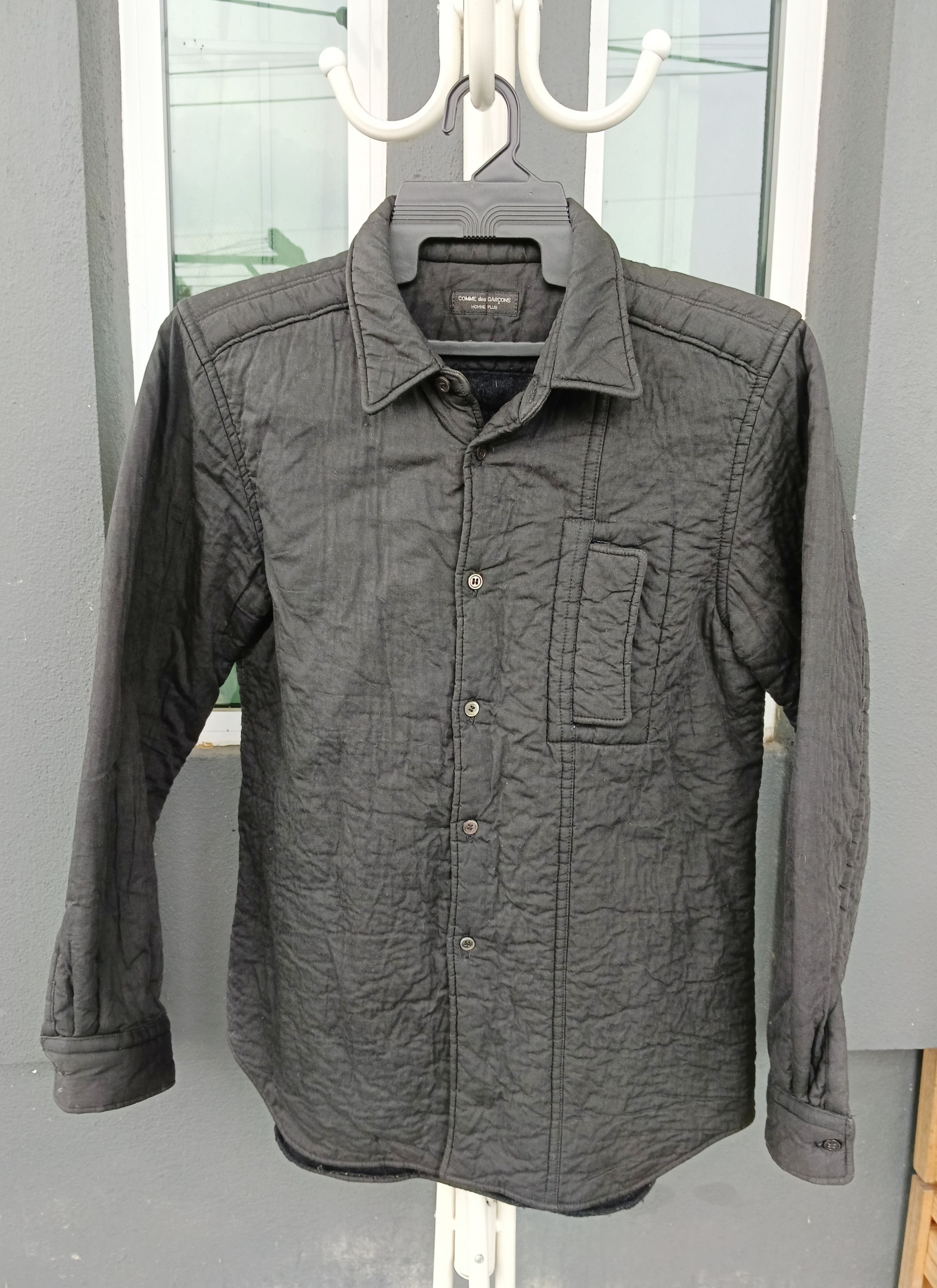 Comme des Garcons Homme Plus Comme Des Garcons Homme Plus Lining Wool Button Up Size US S / EU 44-46 / 1 - 1 Thumbnail