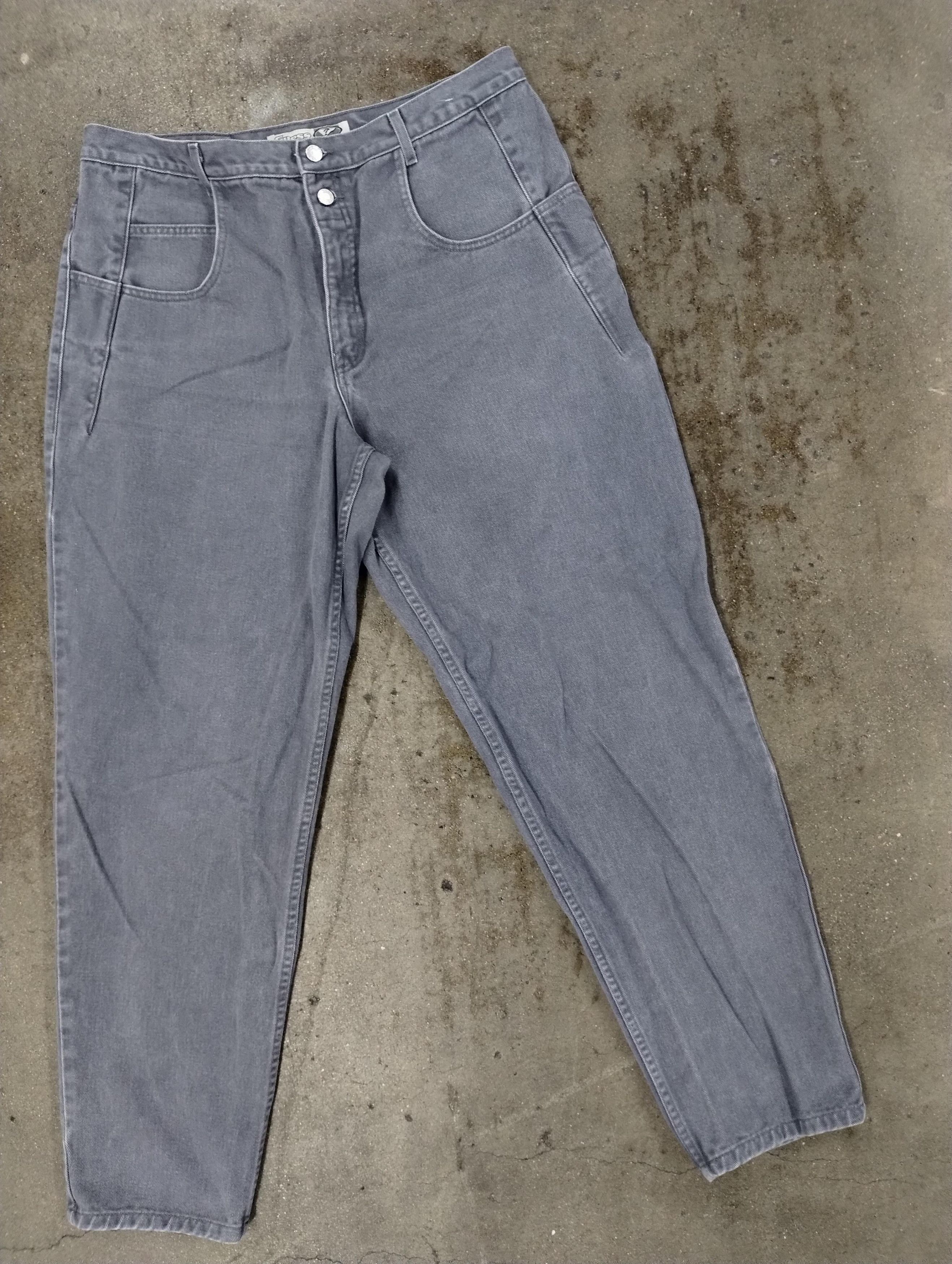 Guess × Jean × Vintage Vintage Guess USA Gray Denim 38x34 Size US 37 - 1 Thumbnail
